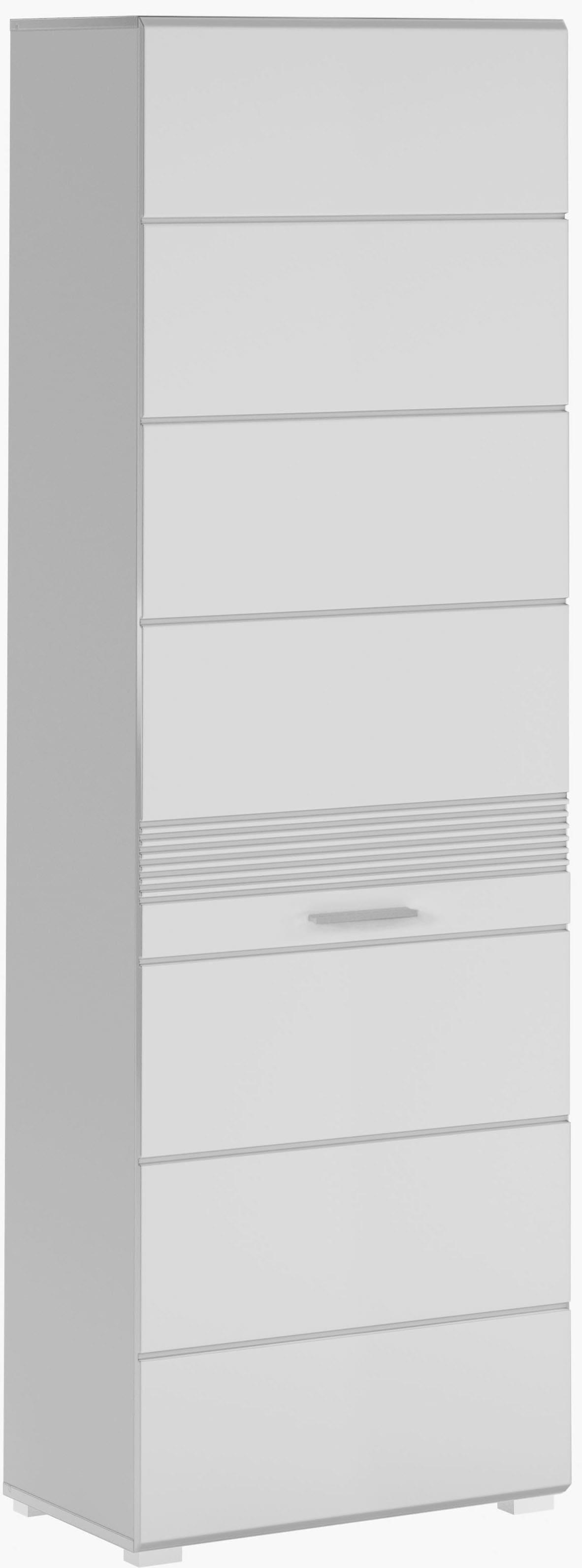 Home affaire Garderobenschrank "Malmö, Höhe 190 cm, 1 Tür, 3 Einlegeböden, günstig online kaufen