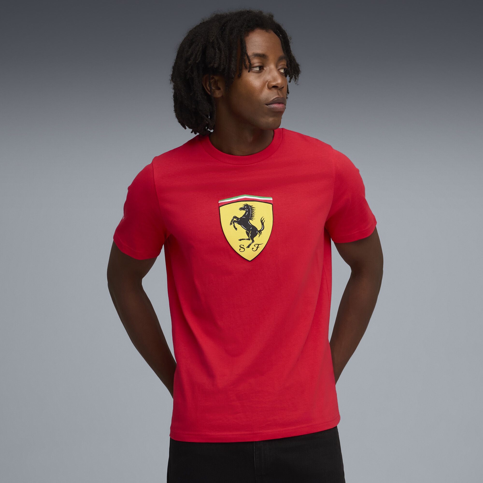 PUMA T-Shirt »Scuderia Ferrari Sportswear Coloured Shield T-Shirt Herren«