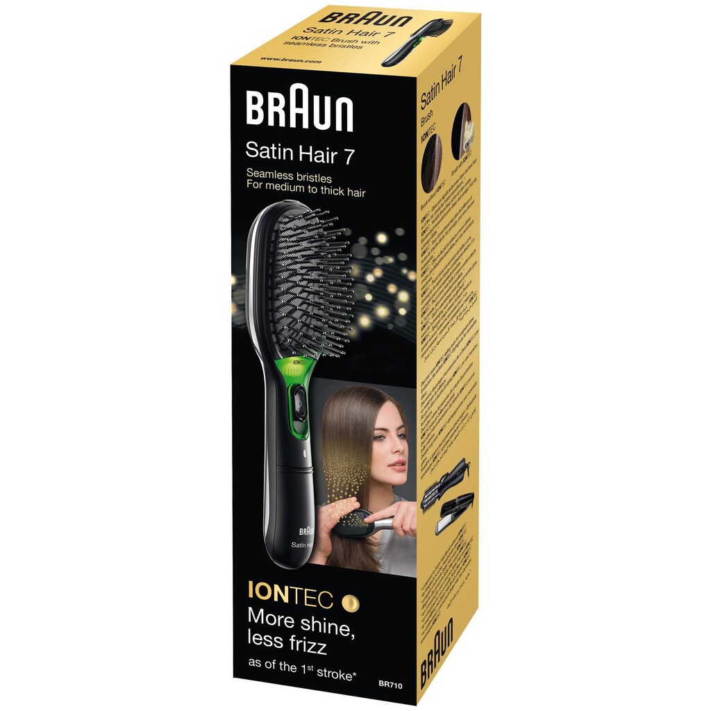 Braun Haarglättbürste »Satin Hair 7 IONTEC BR710«, Ionen-Technologie