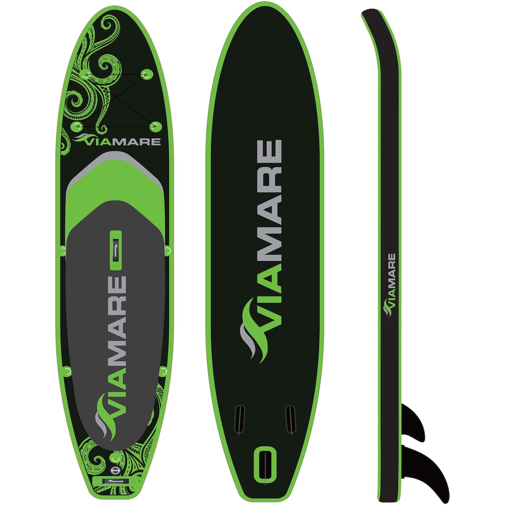 VIAMARE Inflatable SUP-Board »SUP Set VIAMARE 330 S Octopus grün-schwarz«