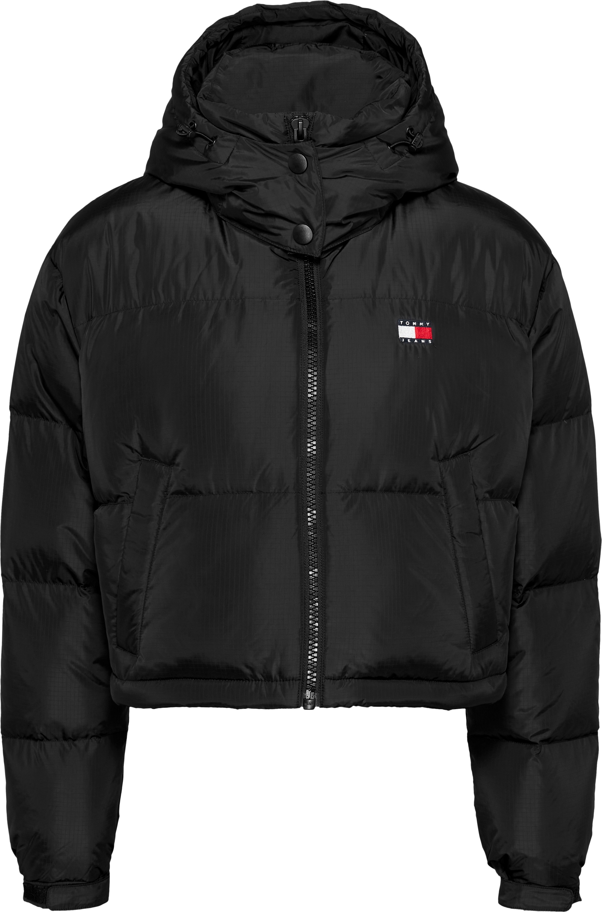 Tommy Jeans Steppjacke »TJW CRP ALASKA PUFFER«, mit Kapuze, mit Logostickereien