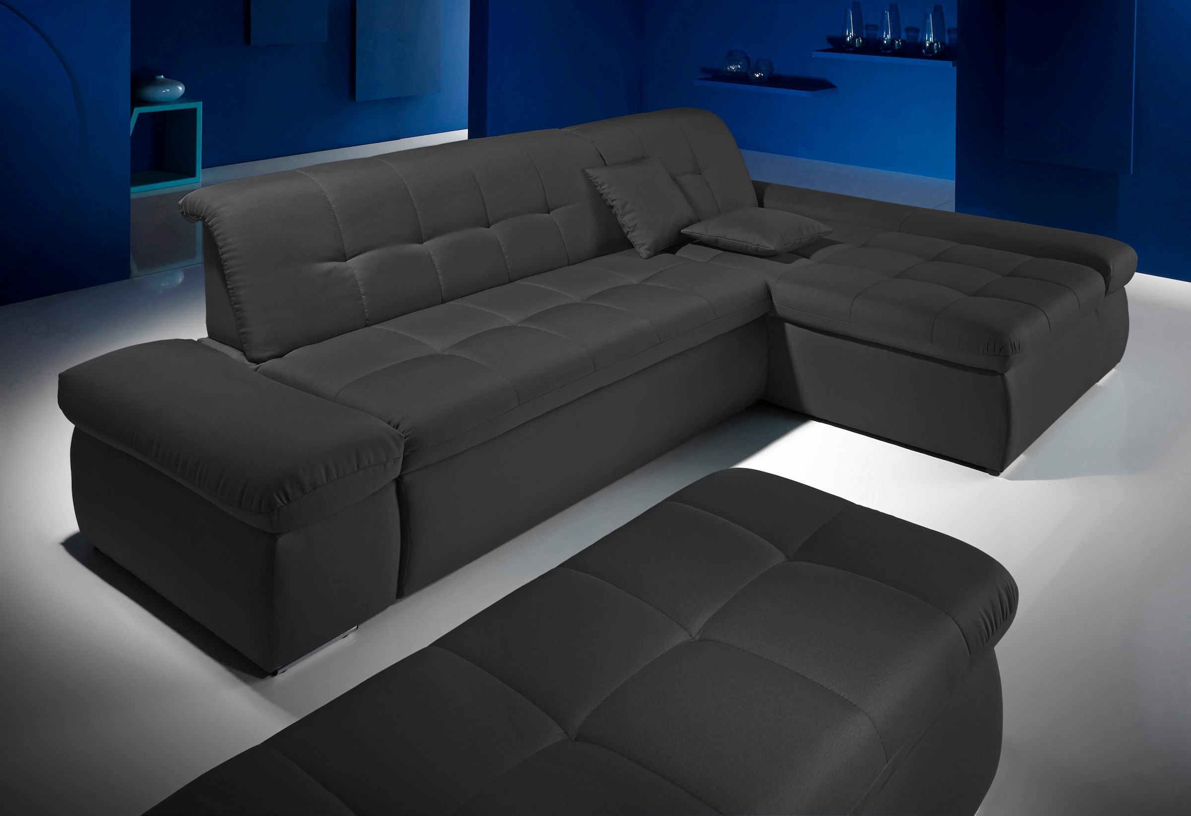 INOSIGN Ecksofa "ESRA, zeitlos und elegant. Breite 300cm, L-Form", wahlweis günstig online kaufen