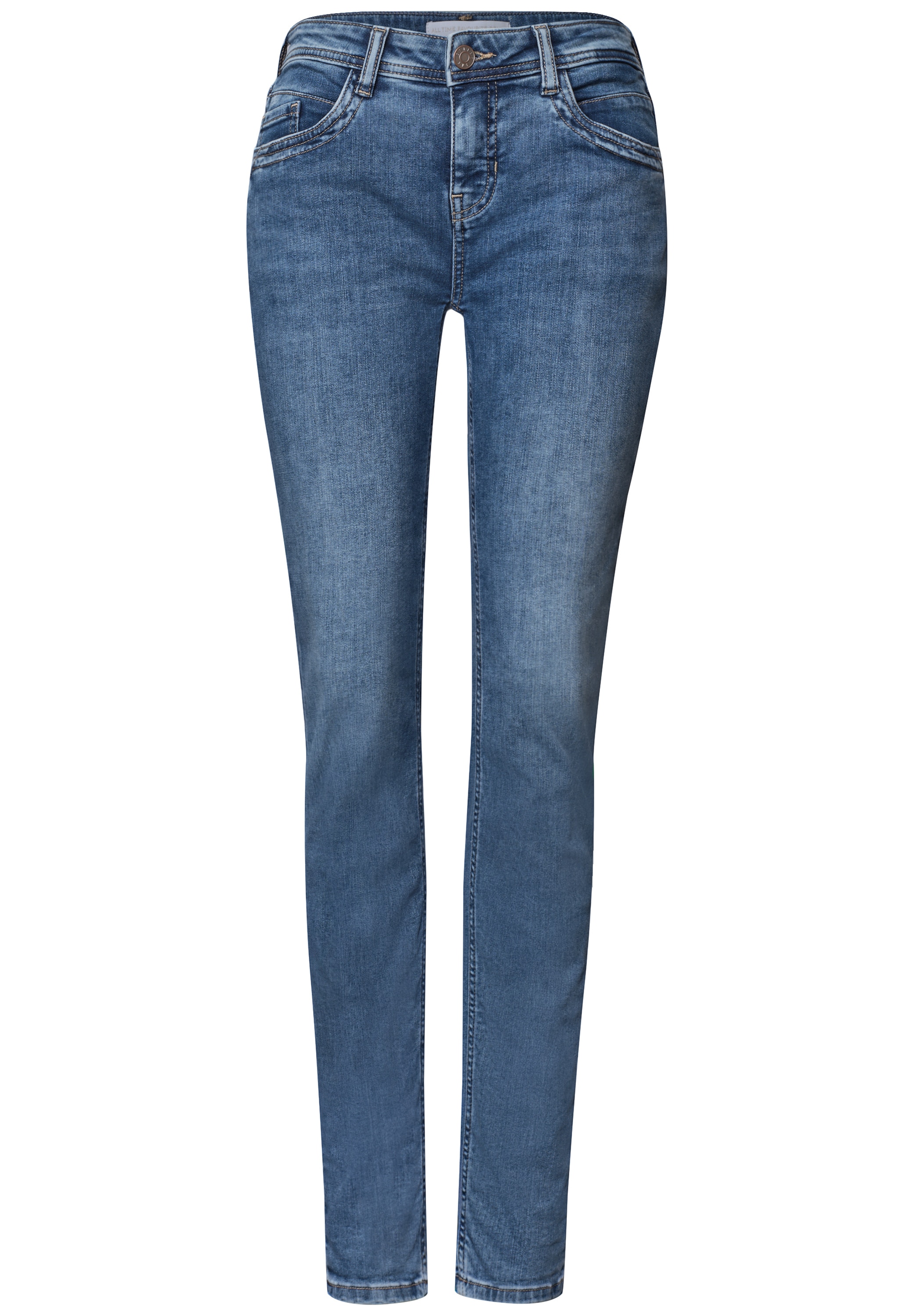 STREET ONE Comfort-fit-Jeans Middle Waist