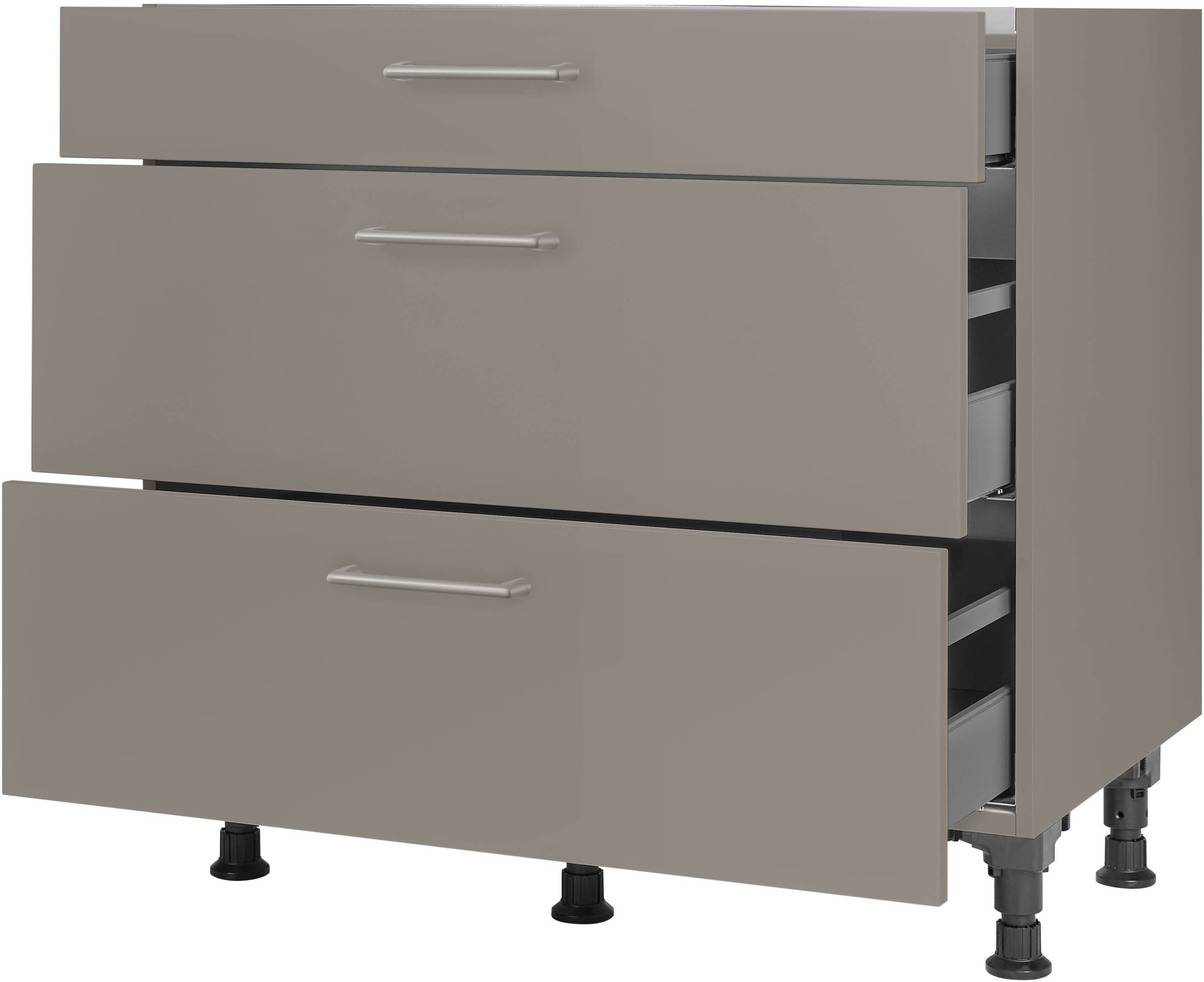 nobilia Kochfeldumbauschrank ""Laser", vormontiert, mit Schubkasten und Aus günstig online kaufen