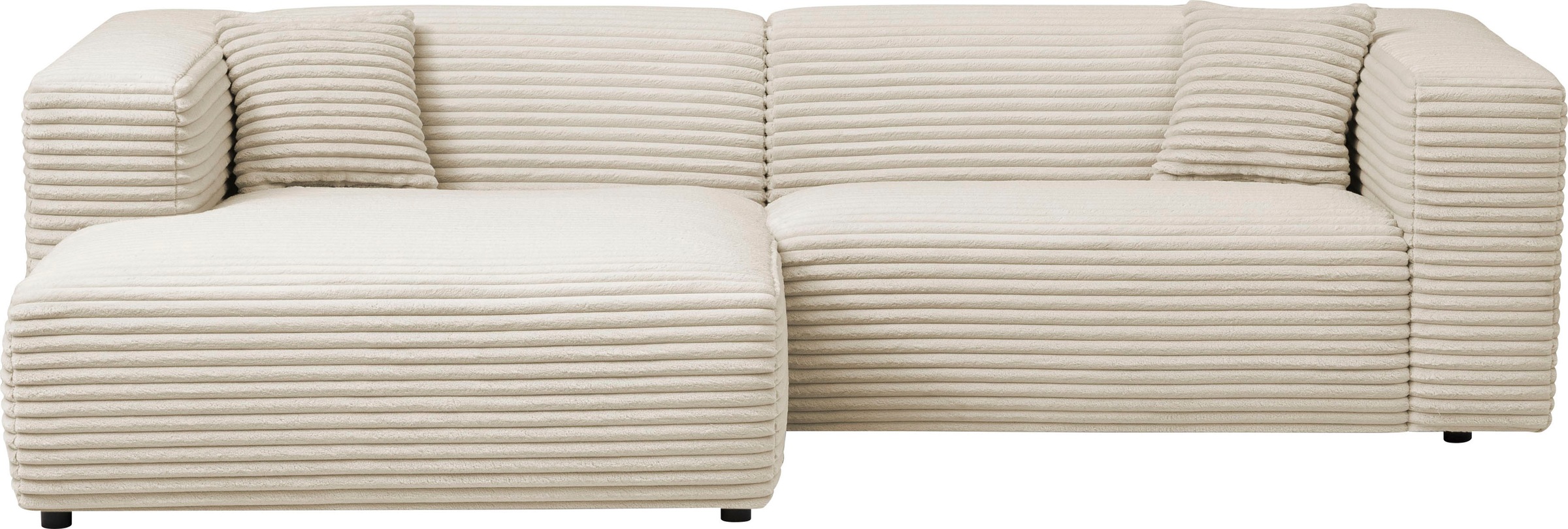 andas Ecksofa "BAKELS, L-Form in Cord oder Boucle-Stoff, moderne Couch" wah günstig online kaufen