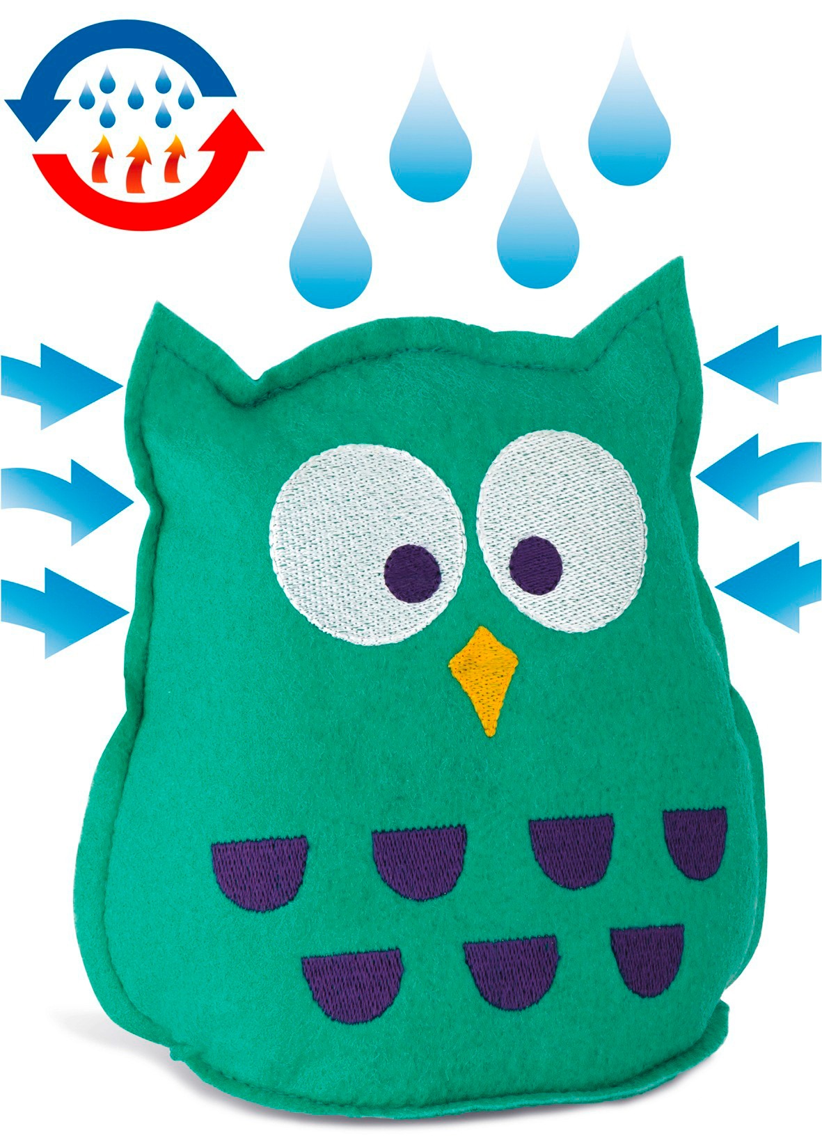 WENKO Luftentfeuchter »Eule« für 0 m³ Räume Wirkungsdauer bis zu 3 Monaten