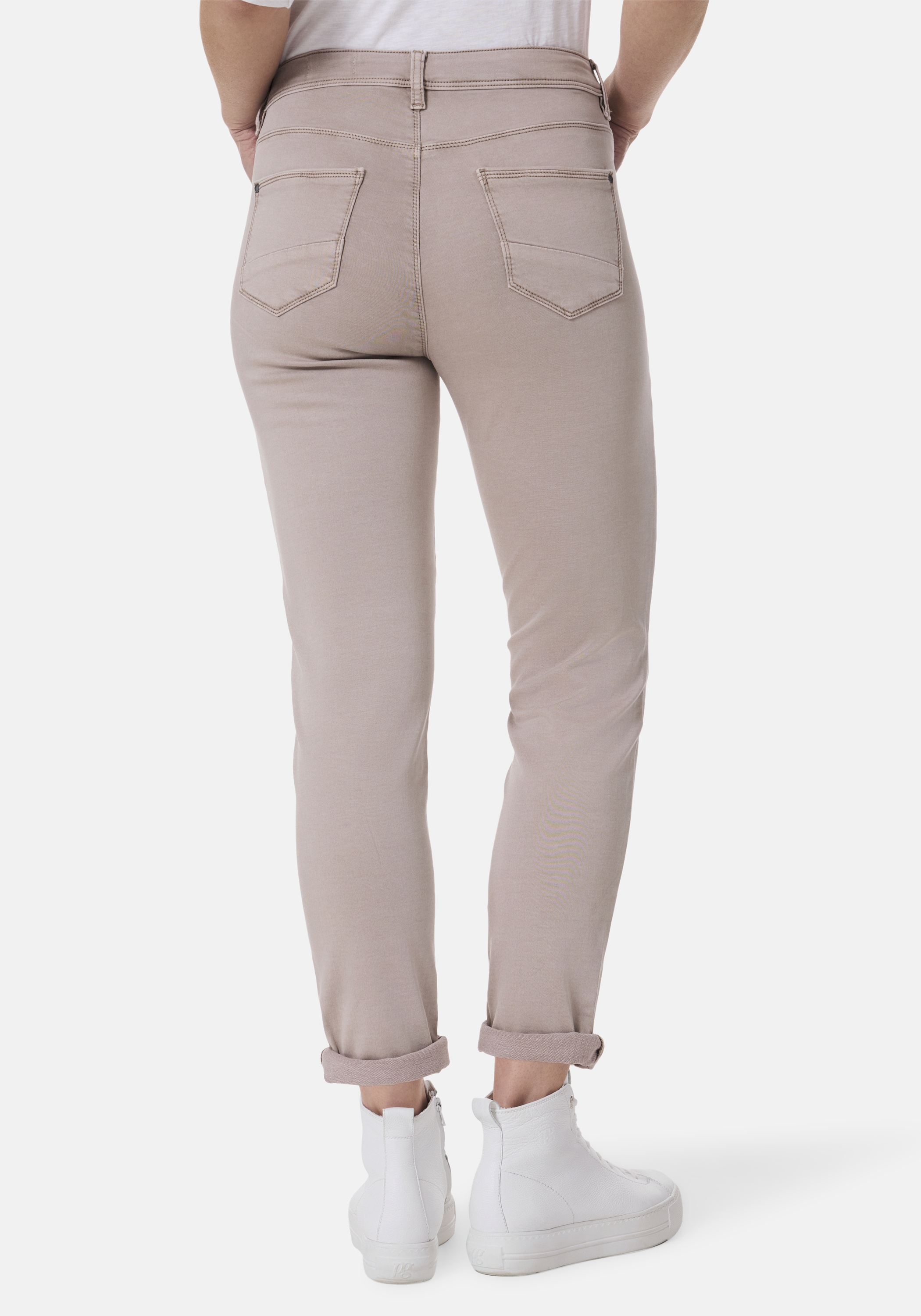 STOOKER WOMEN 5-Pocket-Jeans »DAVOS Colour Jogg Edition«, Boyfrienjeans Casual Clean Wash Denim Jeans für Damen