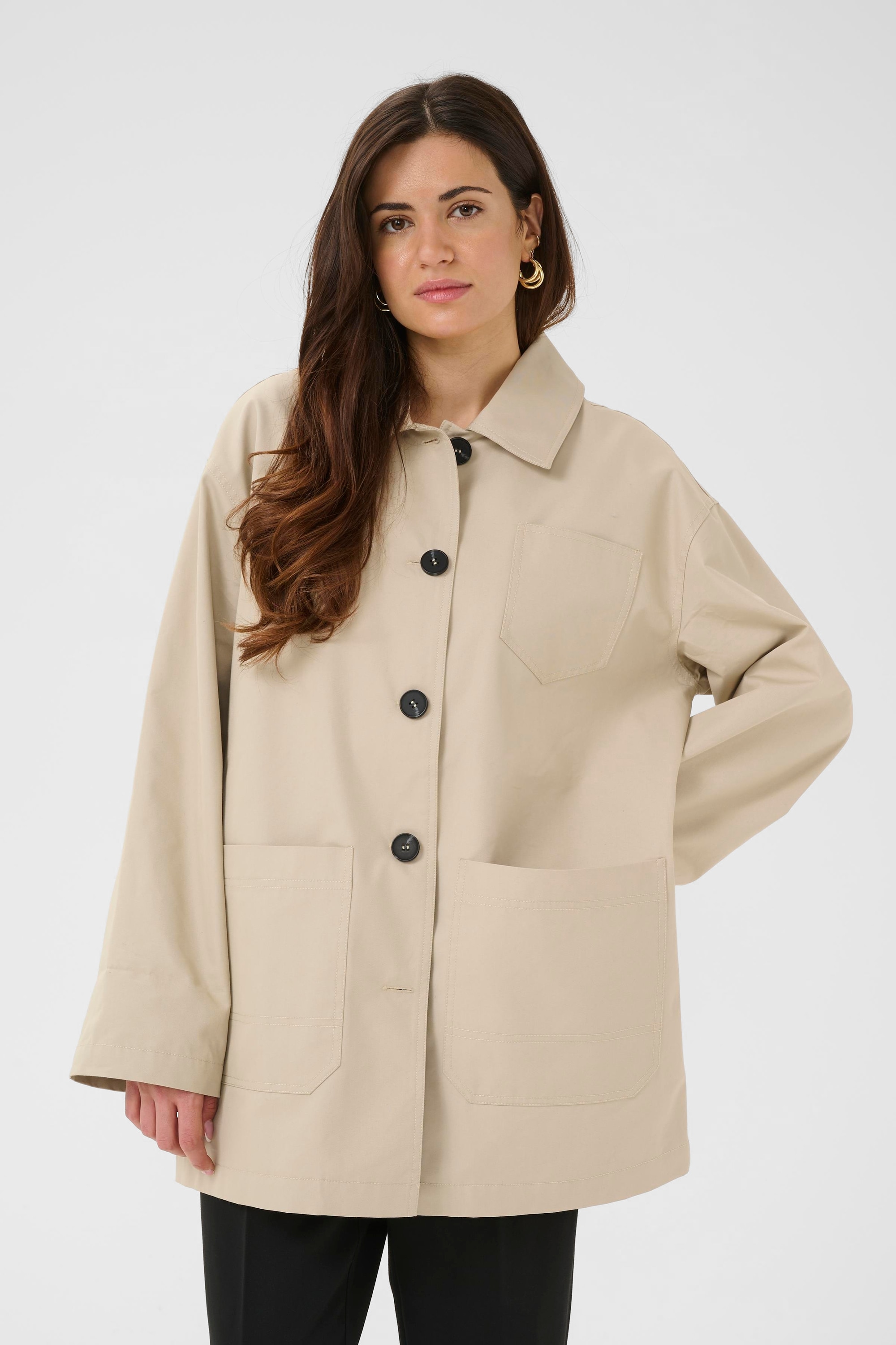 KAFFE Wintermantel »Damen Jacke KAvalentina«