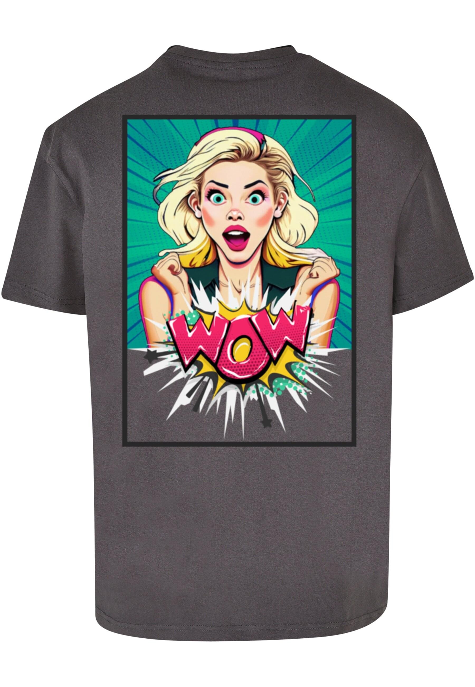 Merchcode T-Shirt "Merchcode Herren WOW Comic Heavy Oversized Tee", (1 tlg. günstig online kaufen