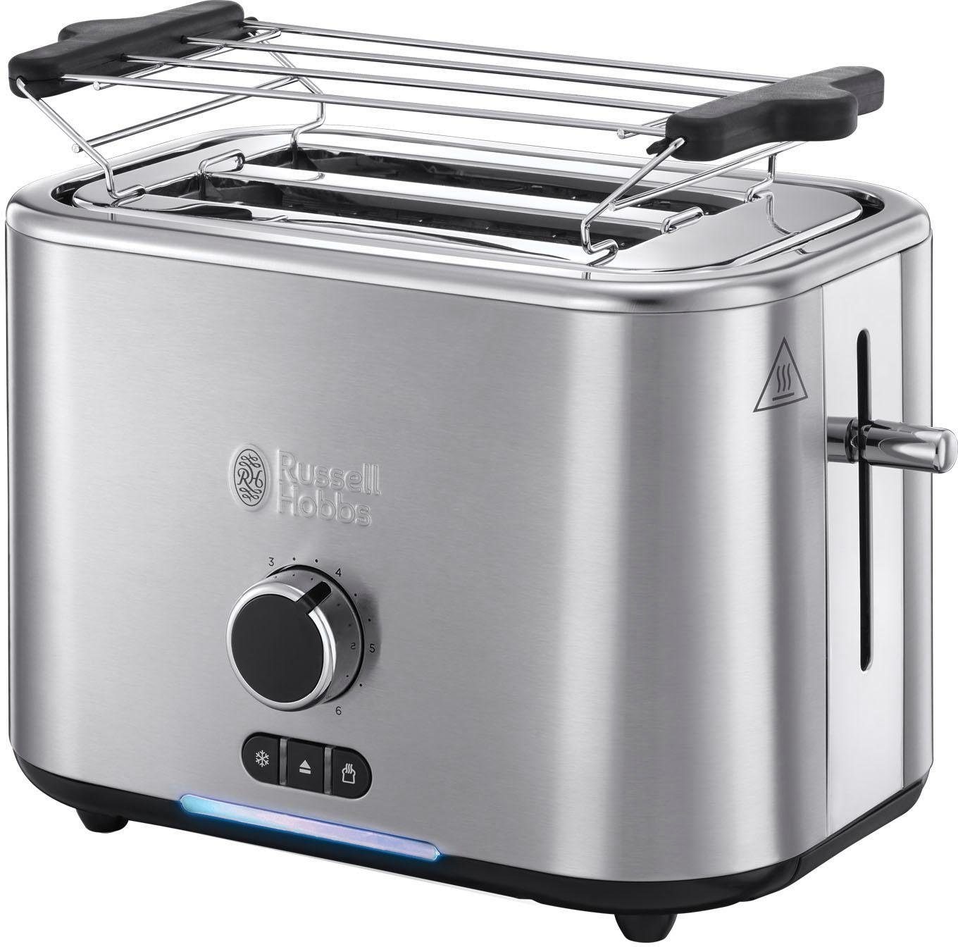 RUSSELL HOBBS Toaster »Velocity 24140-56«, 2 kurze Schlitze, für 2 Scheiben, 2400 W, spart wertvolle Zeit