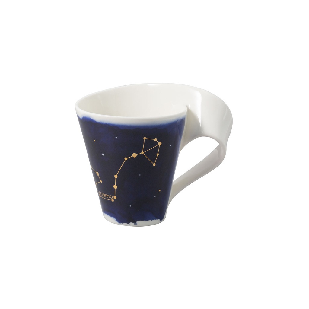 Villeroy & Boch Tasse "Tasse Skorpion NewWave Stars 300 ml weiß-blau" günstig online kaufen