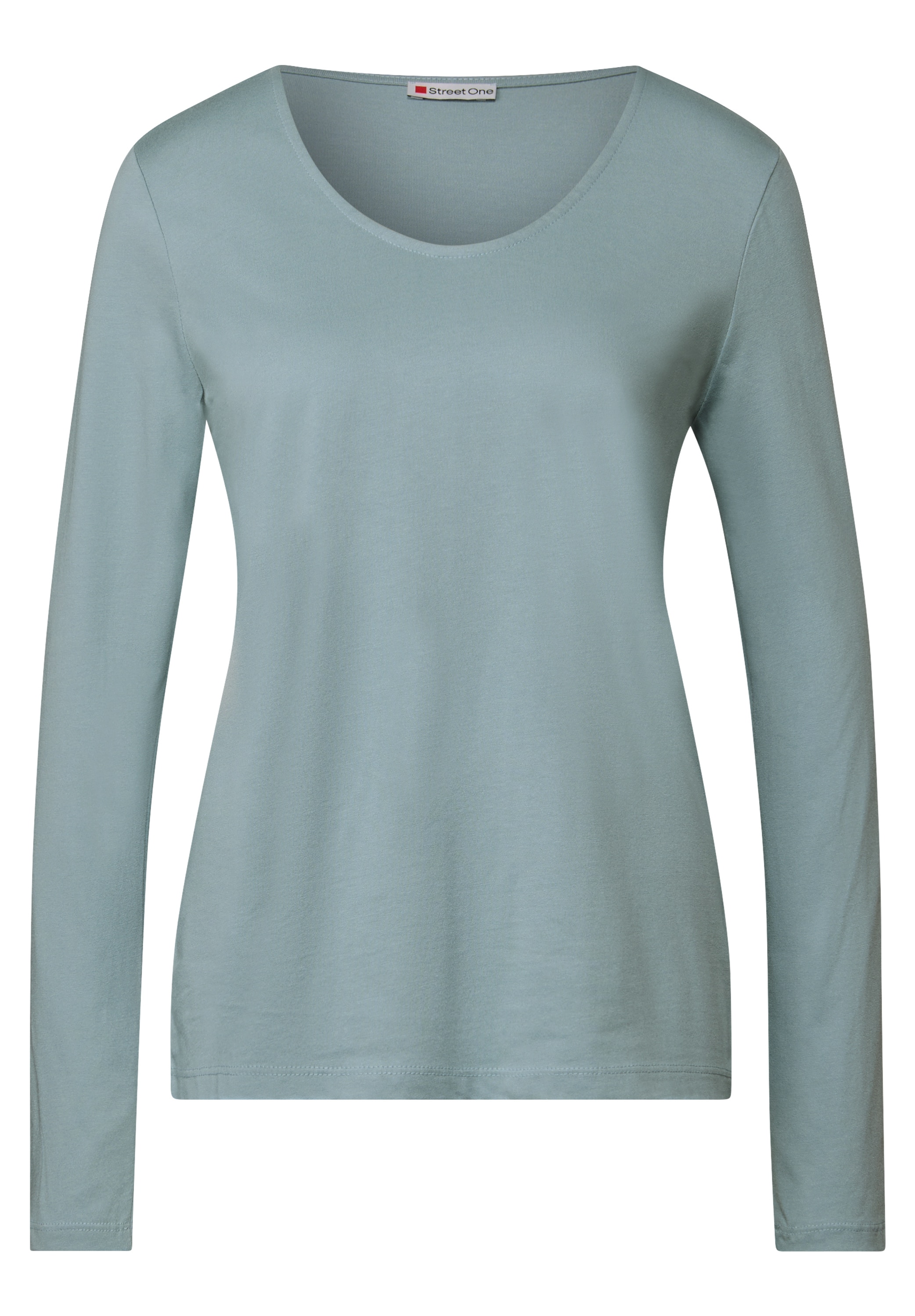 STREET ONE Langarmshirt, im soften Baumwoll-Mix
