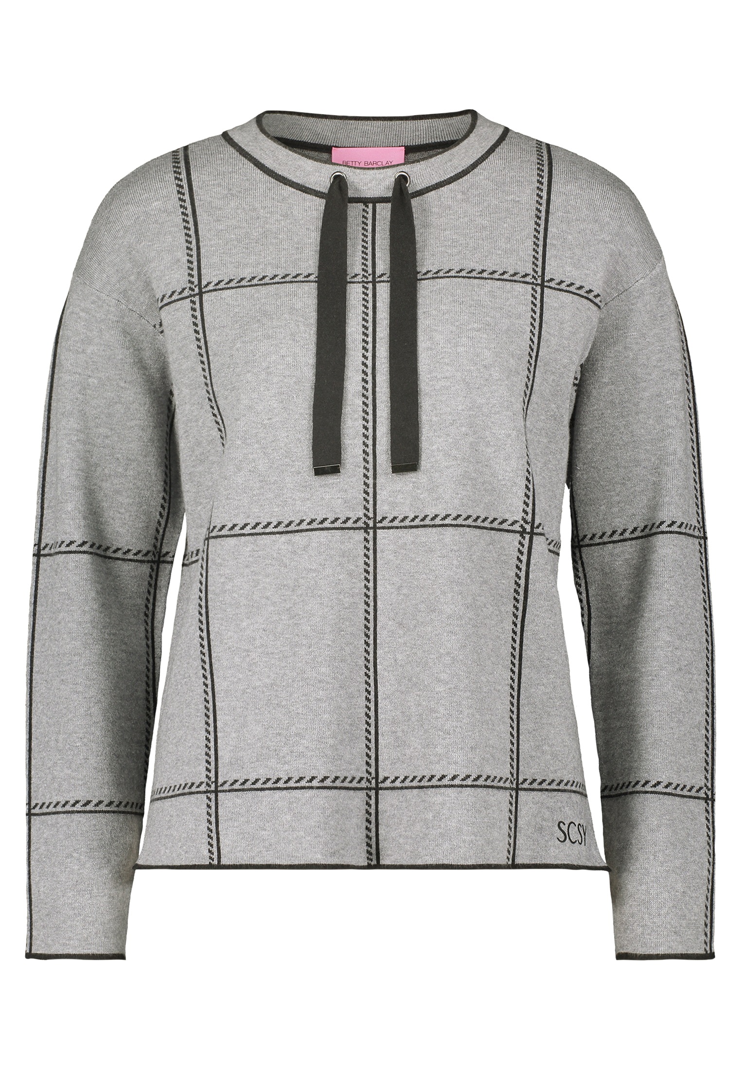 Betty Barclay Strickpullover "Betty Barclay Damen Strickpullover kariert", günstig online kaufen