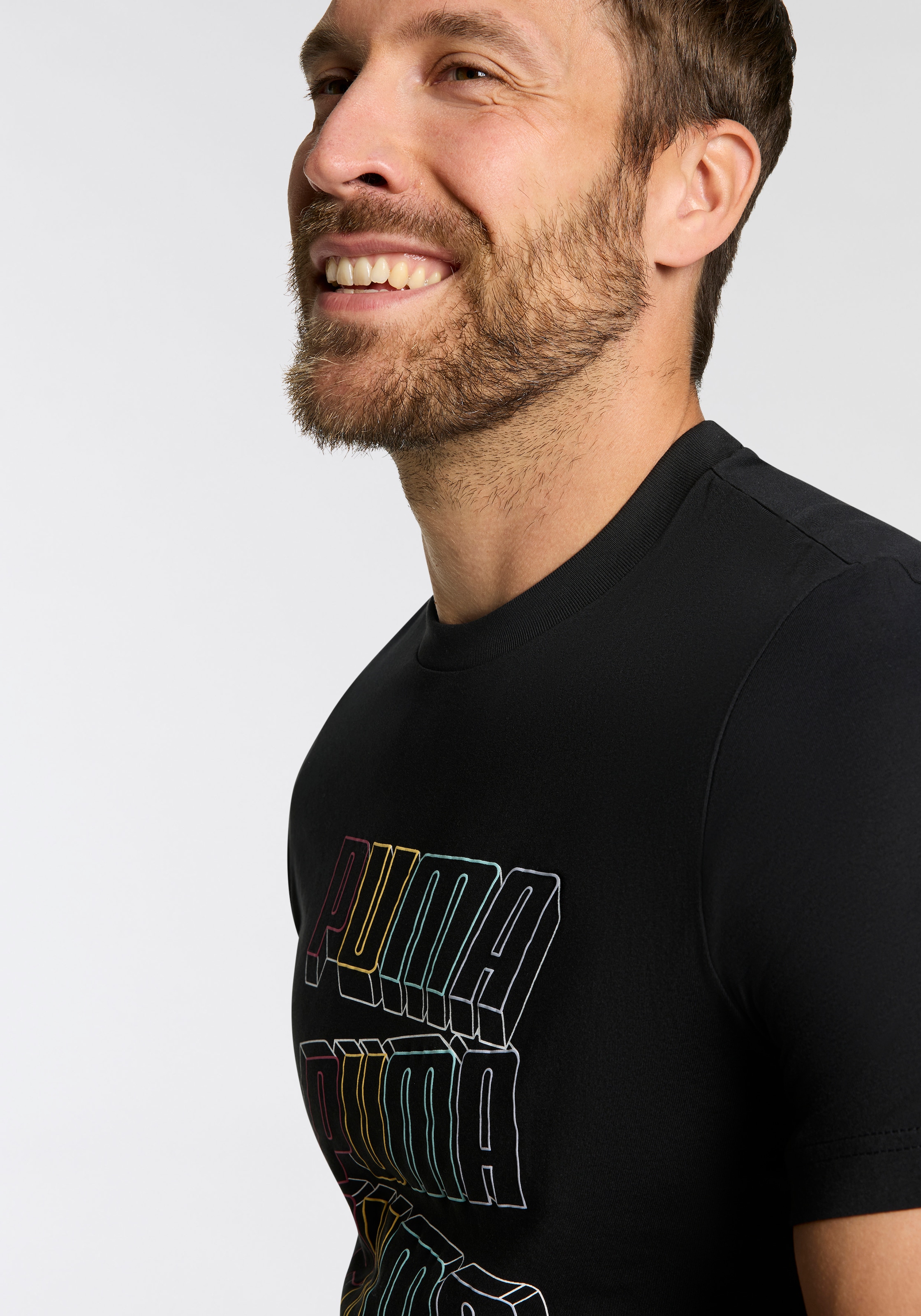 PUMA T-Shirt »ESS LOGO LAB HOG TEE«, für Herren
