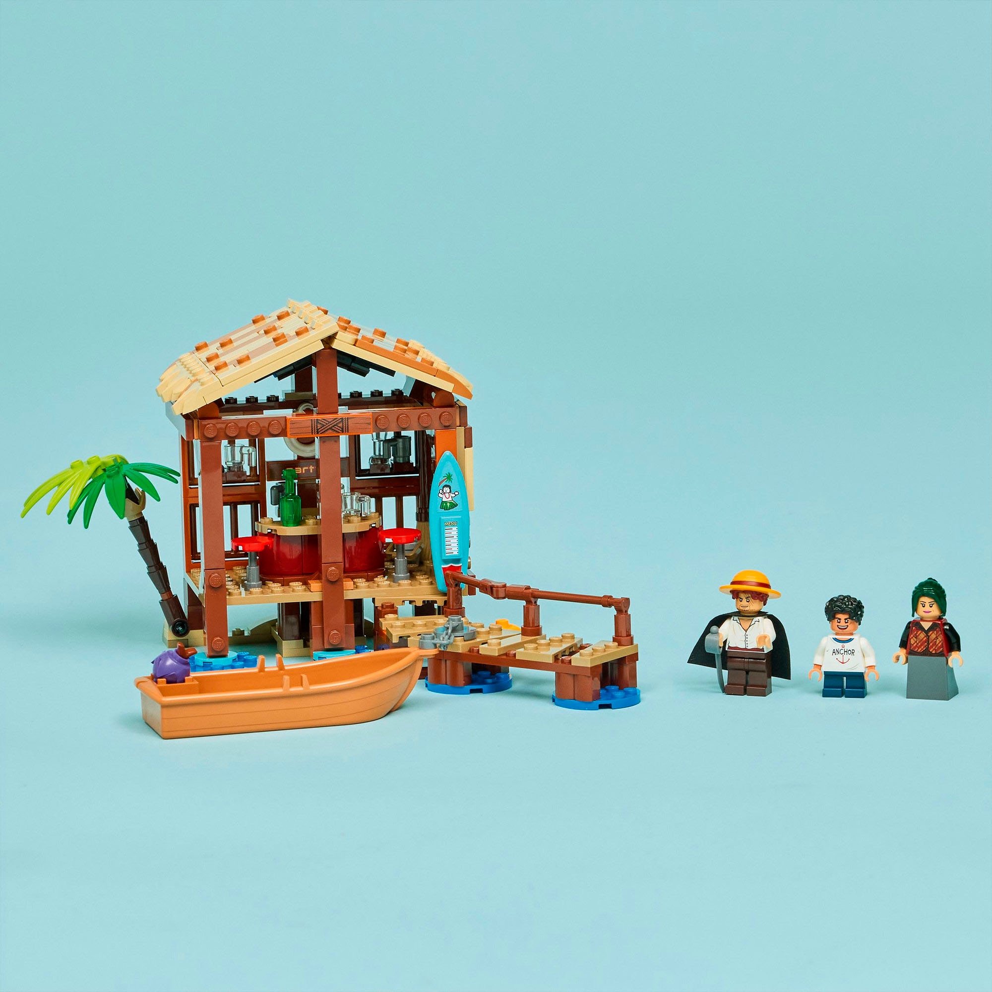 LEGO® Konstruktionsspielsteine »Hütte im Windmühlendorf (75636), LEGO One Piece«, (299 St.), Made in Europe