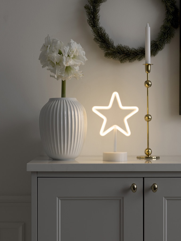 [Das Beste der Branche] KONSTSMIDE LED Stern »Weihnachtsstern, Schlauchsilhouette warm weiße Stern, 6h Timer, BAUR Weihnachtsdeko«, | 78 bestellen mit Dioden