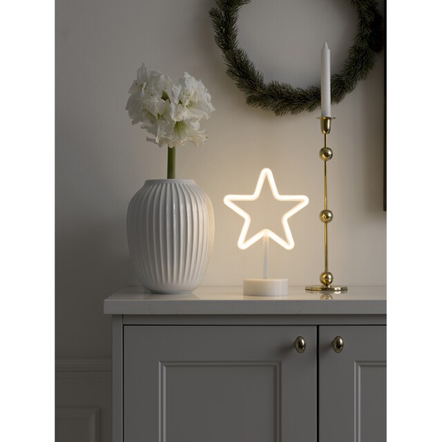 KONSTSMIDE LED Stern »Weihnachtsstern, Schlauchsilhouette Stern,  Weihnachtsdeko«, mit 6h Timer, 78 warm weiße Dioden bestellen | BAUR
