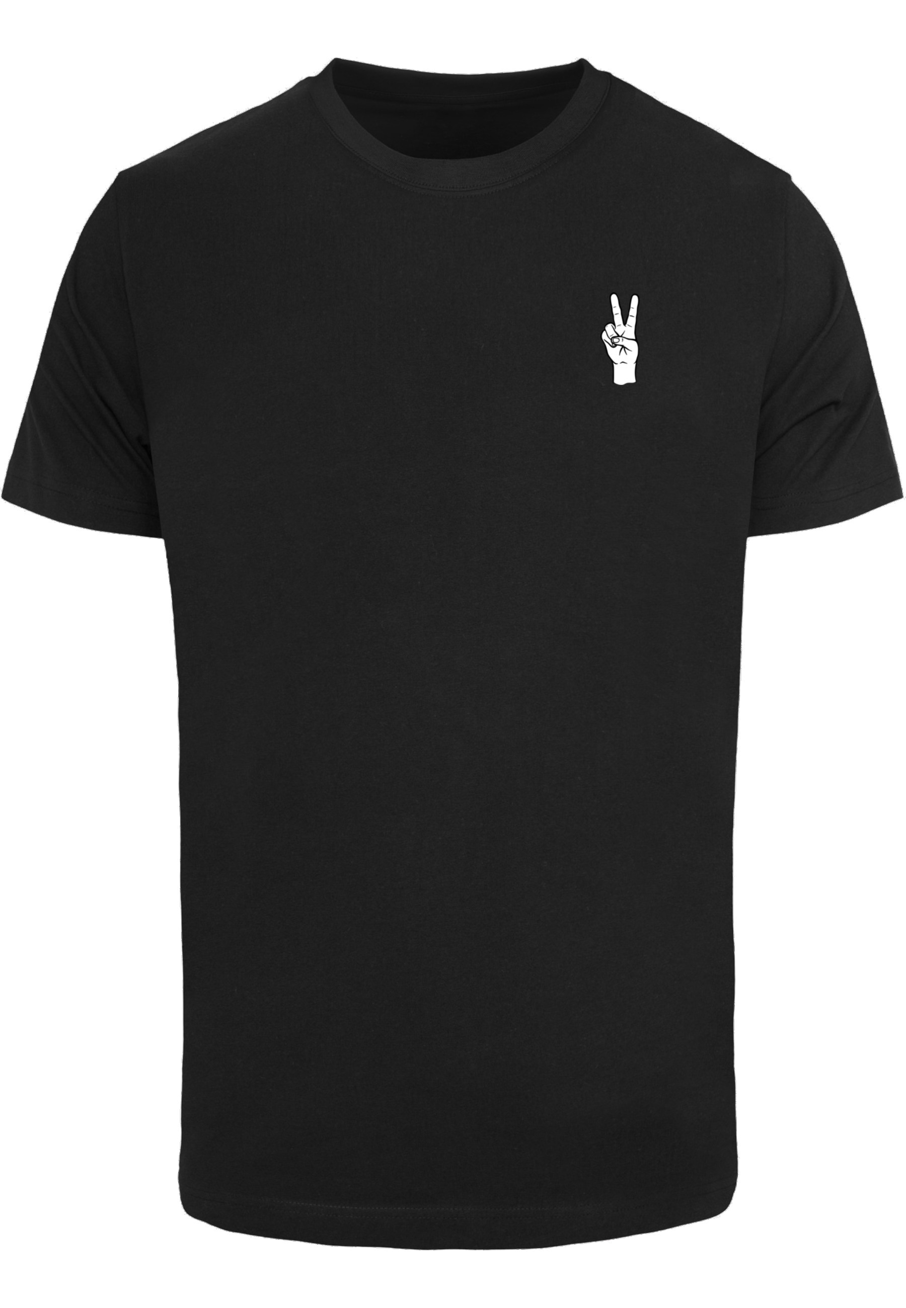 MisterTee T-Shirt "MisterTee Herren Peace Hand Tee" 1 Stk.