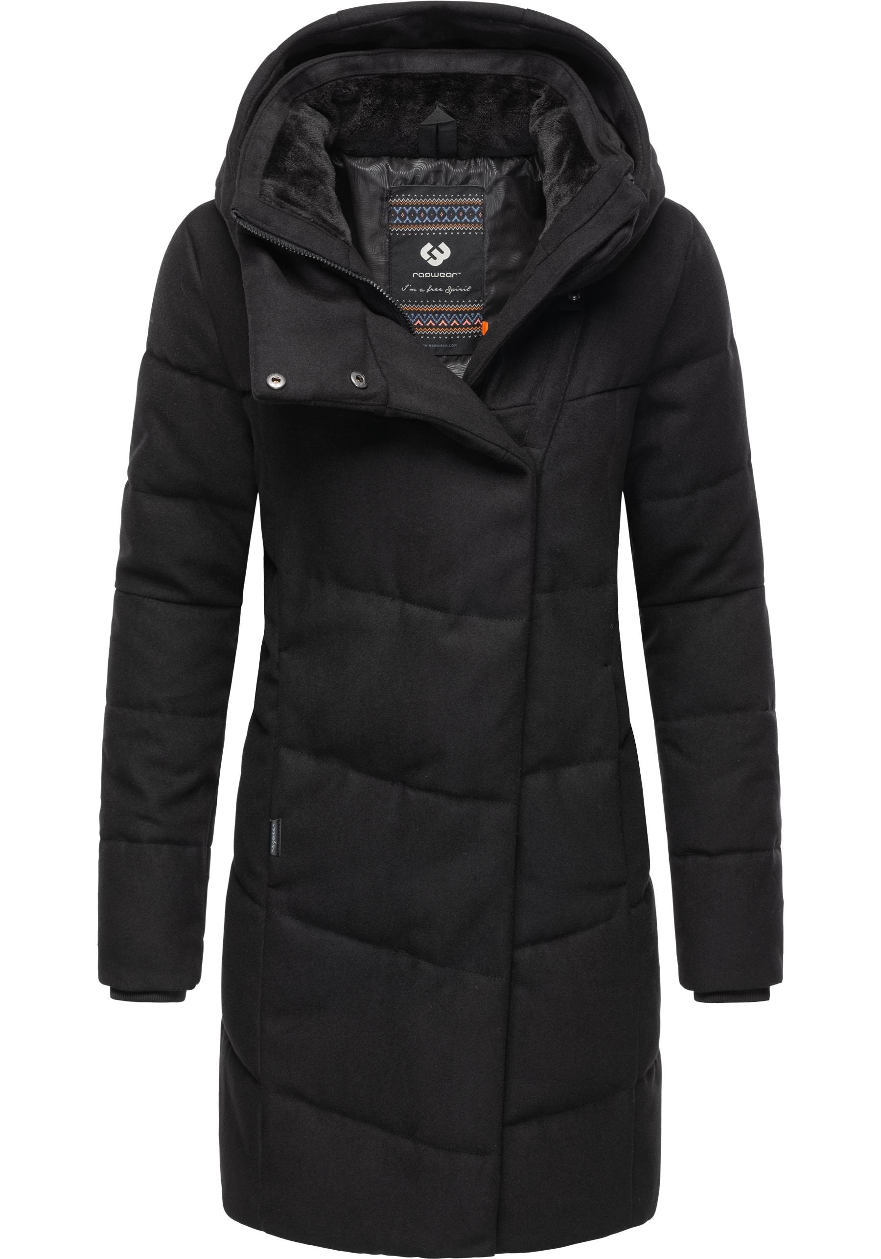 Ragwear Wintermantel "Pavla Coat", stylischer Damen Steppmantel in Woll-Optik