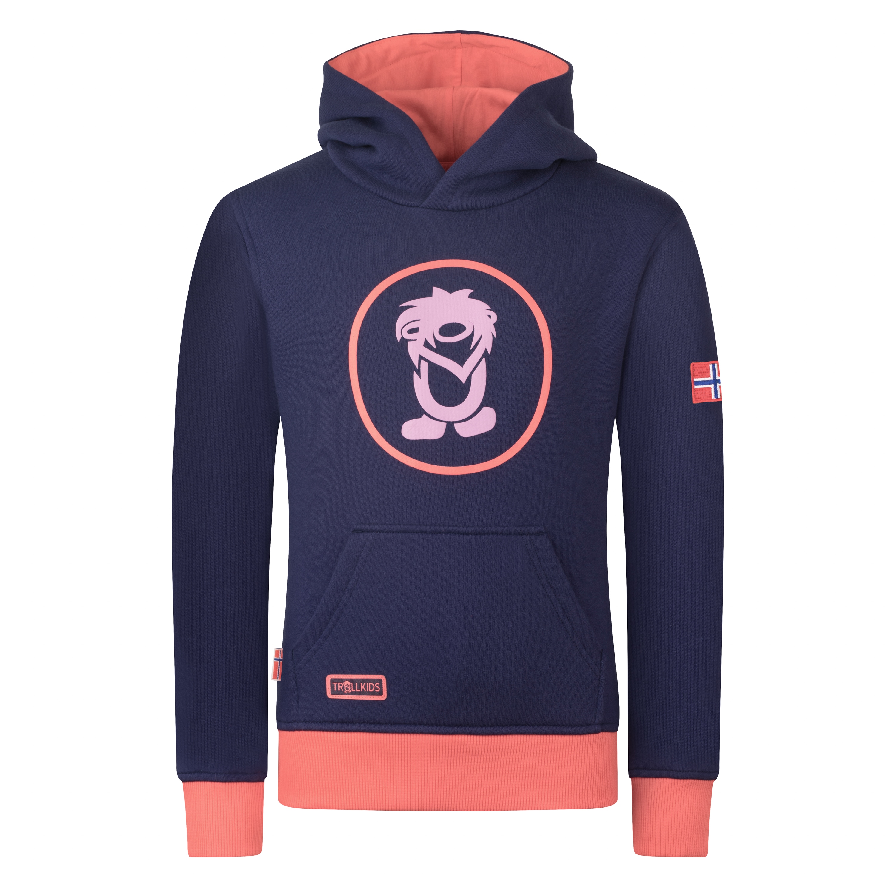 TROLLKIDS "KIDS TROLL SWEATER", mit Kängurutasche, Langarm-Design, bedruckte oder unifarbene Optik