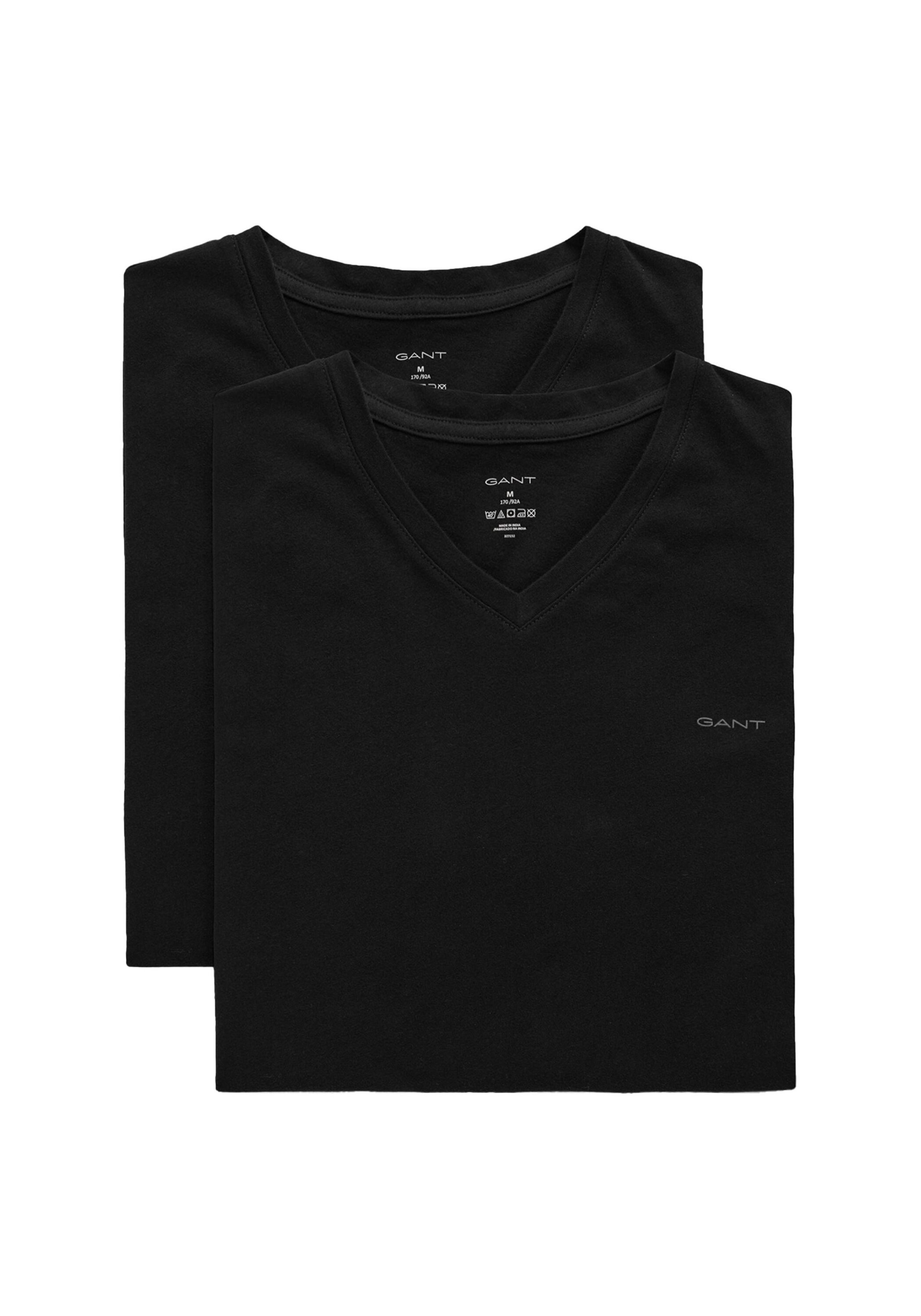 Gant T-Shirt »T-Shirt V-NECK T-SHIRT 2-PACK 2er Pack«