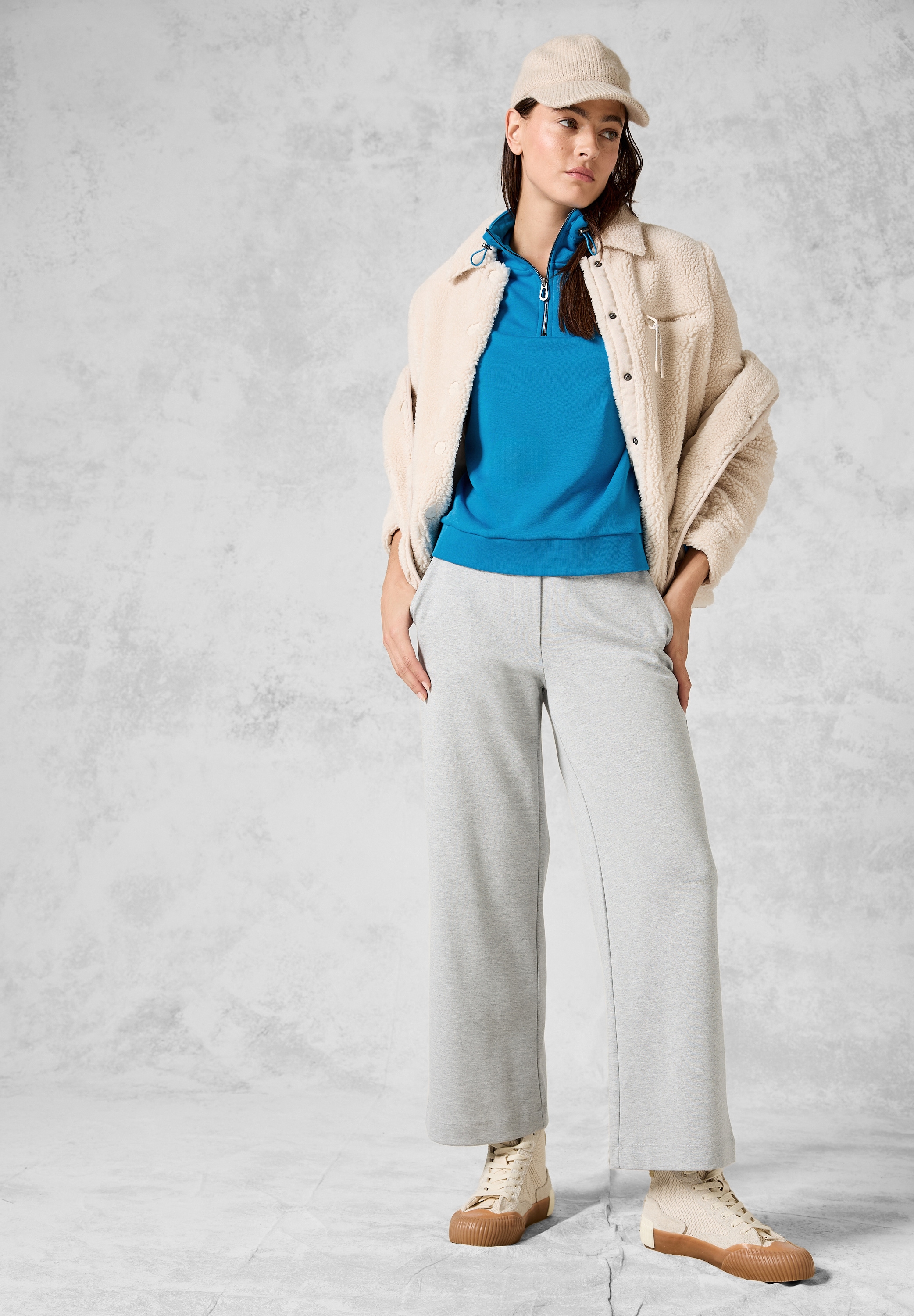 Cecil Sweatshirt, im soften Baumwoll-Mix