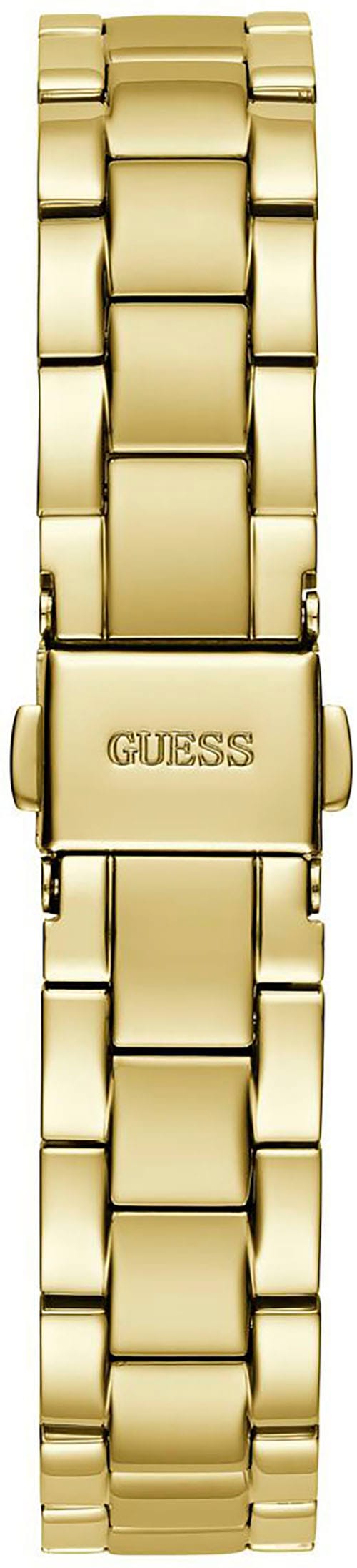 Guess Quarzuhr »MINI LUNA«, Armbanduhr, Damenuhr, Edelstahlarmband