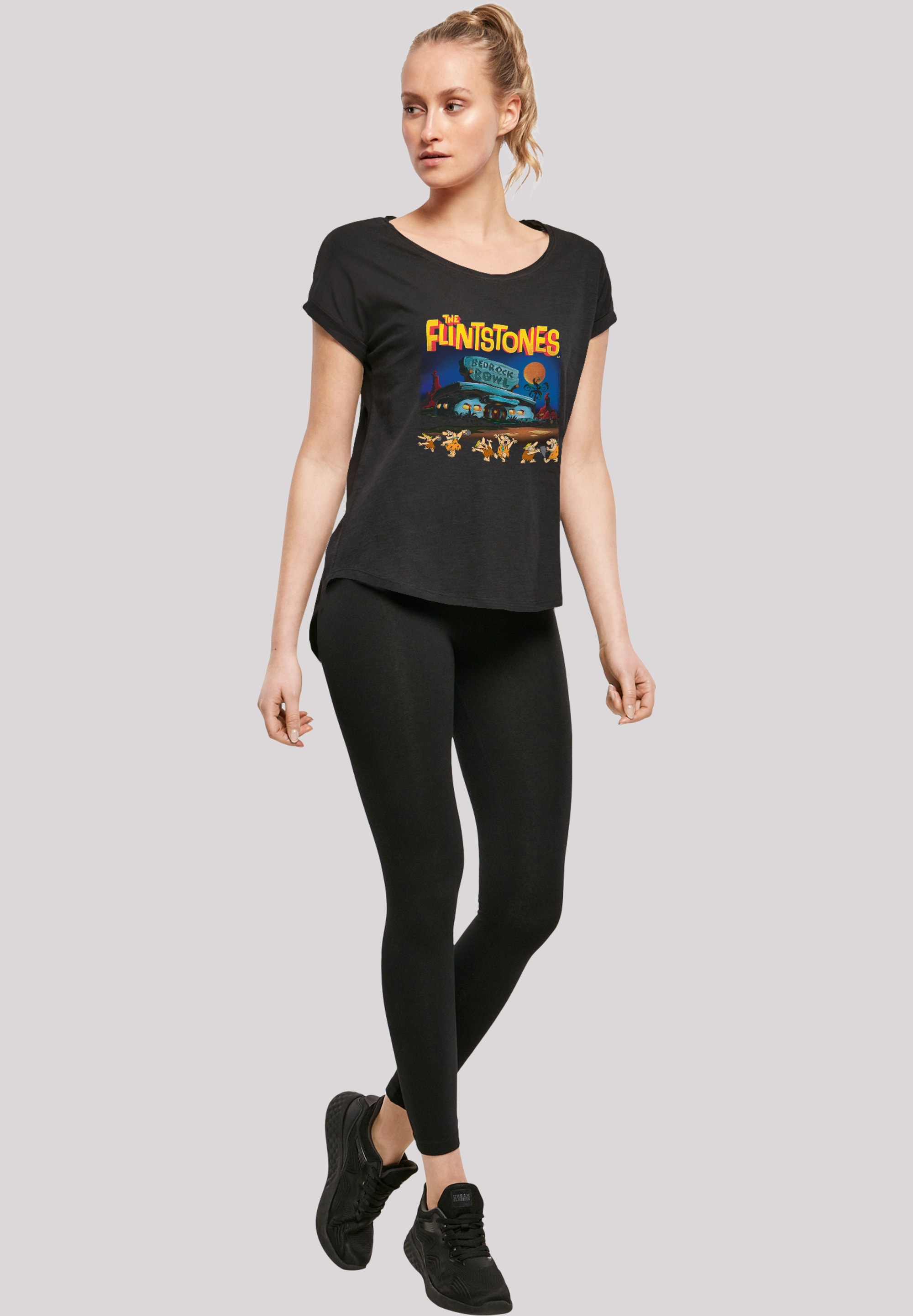 F4NT4STIC T-Shirt »Die Familie Feuerstein Champions Of Bedrock Bowl«, Print