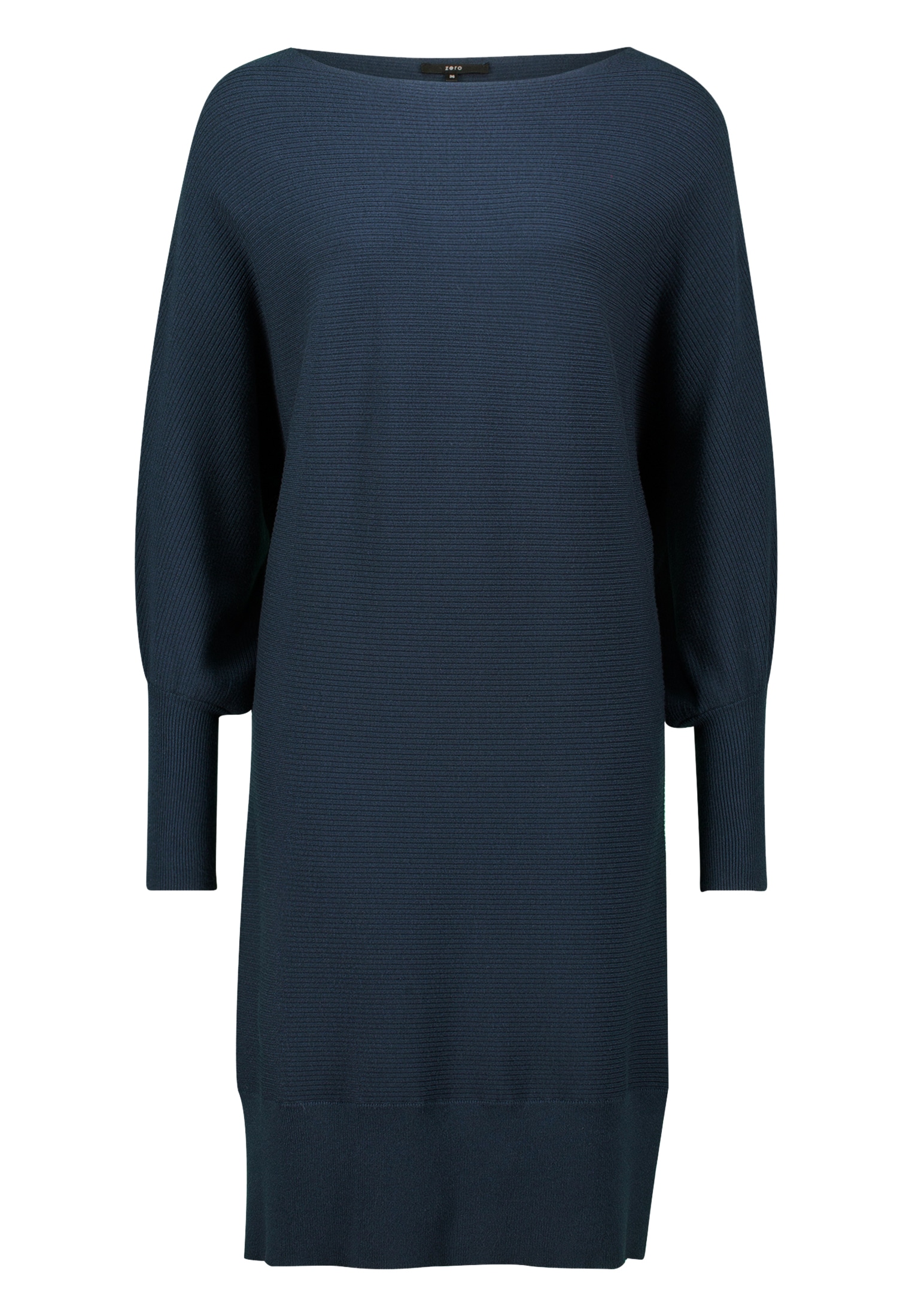 Zero Strickkleid »Damen strukturiert U-Boot Ausschnitt« Ohne Tasche Plain/ohne Details