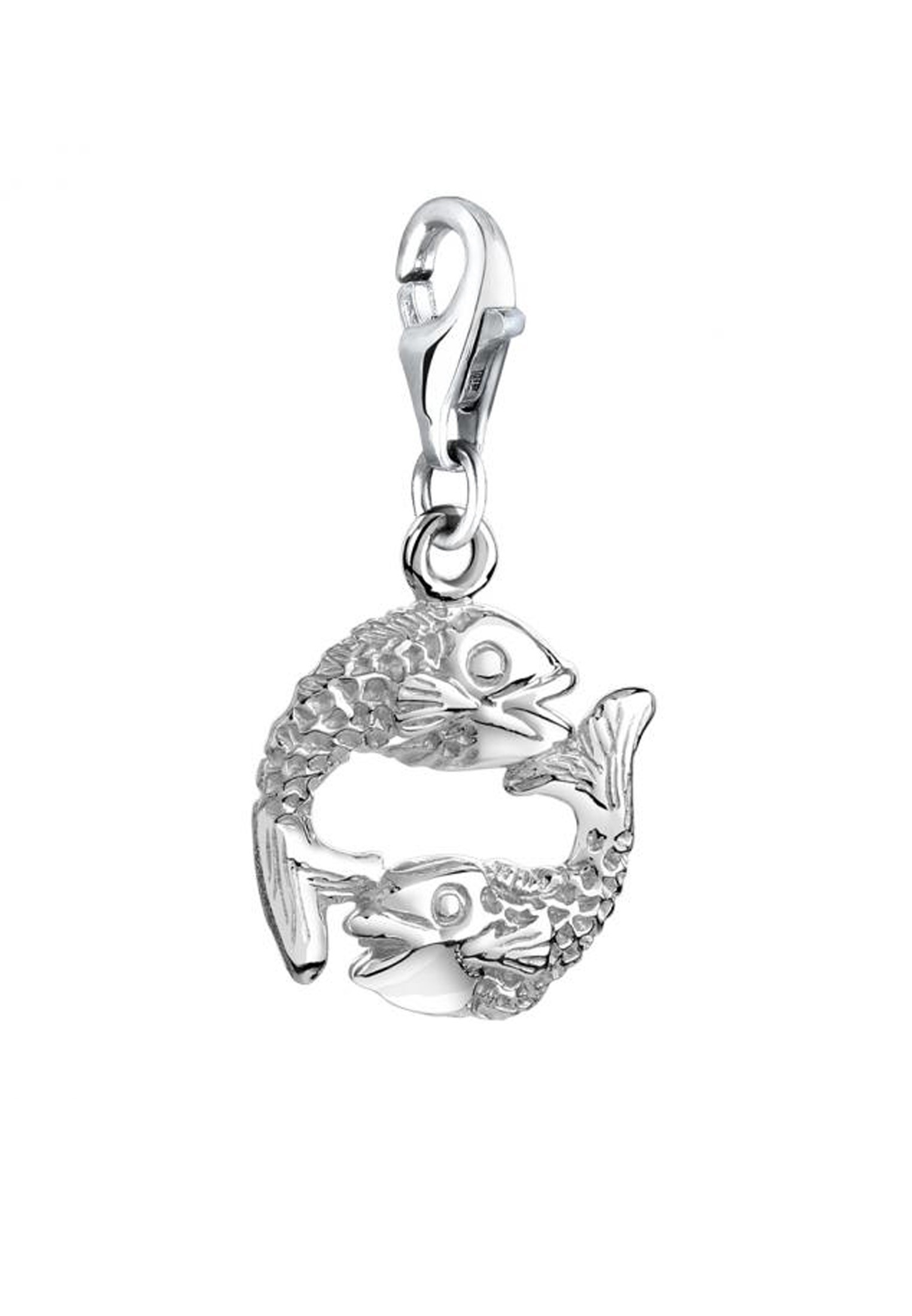 Nenalina Charm-Einhänger »Fische Anhänger Meer Sternzeichen 925 Silber«