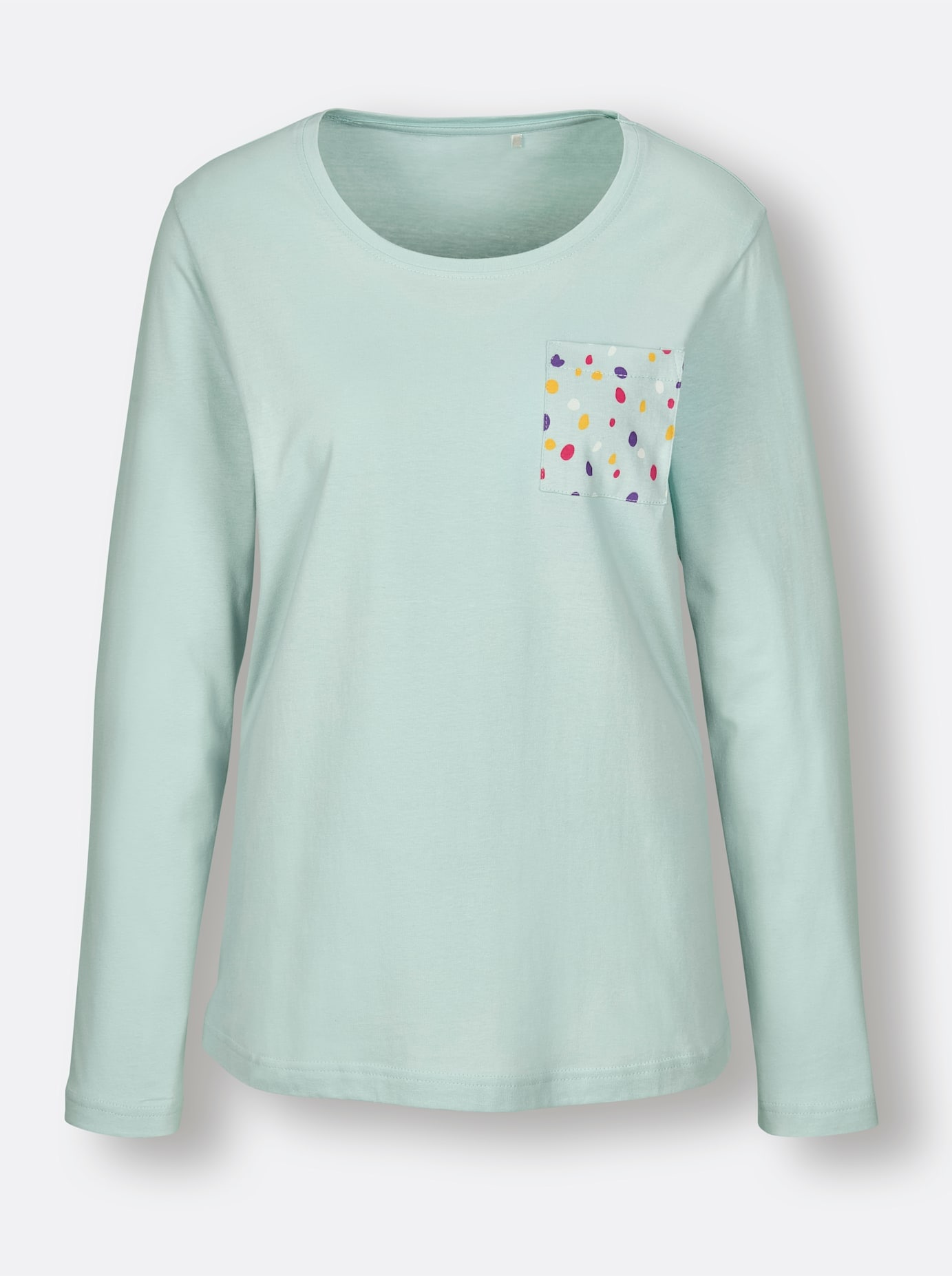 wäschepur Langarmshirt »Schlafanzug-Shirt«, (1 tlg.)