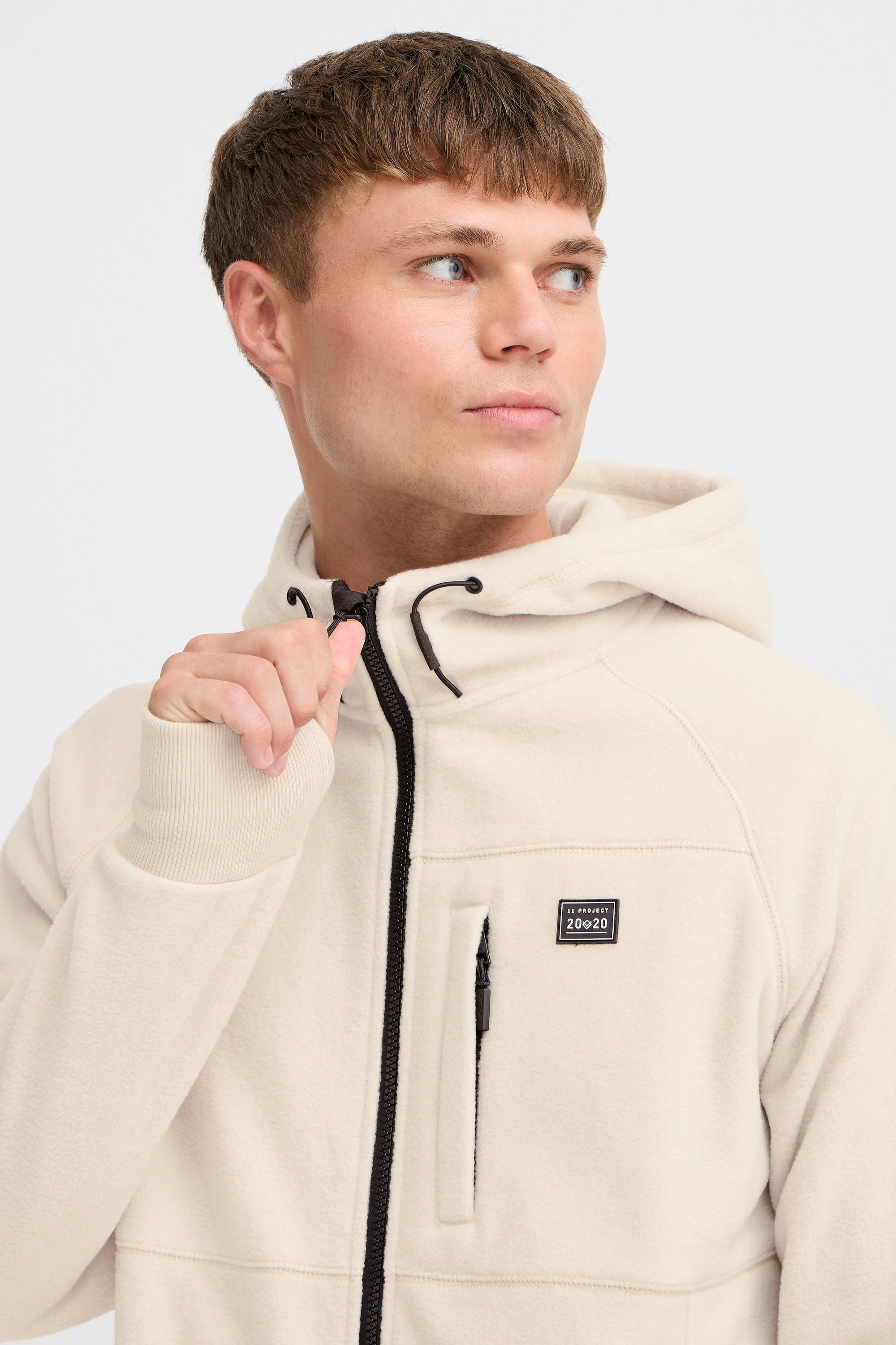 11 Project Fleecejacke »Fleecejacke PRMichel«, mit Kapuze