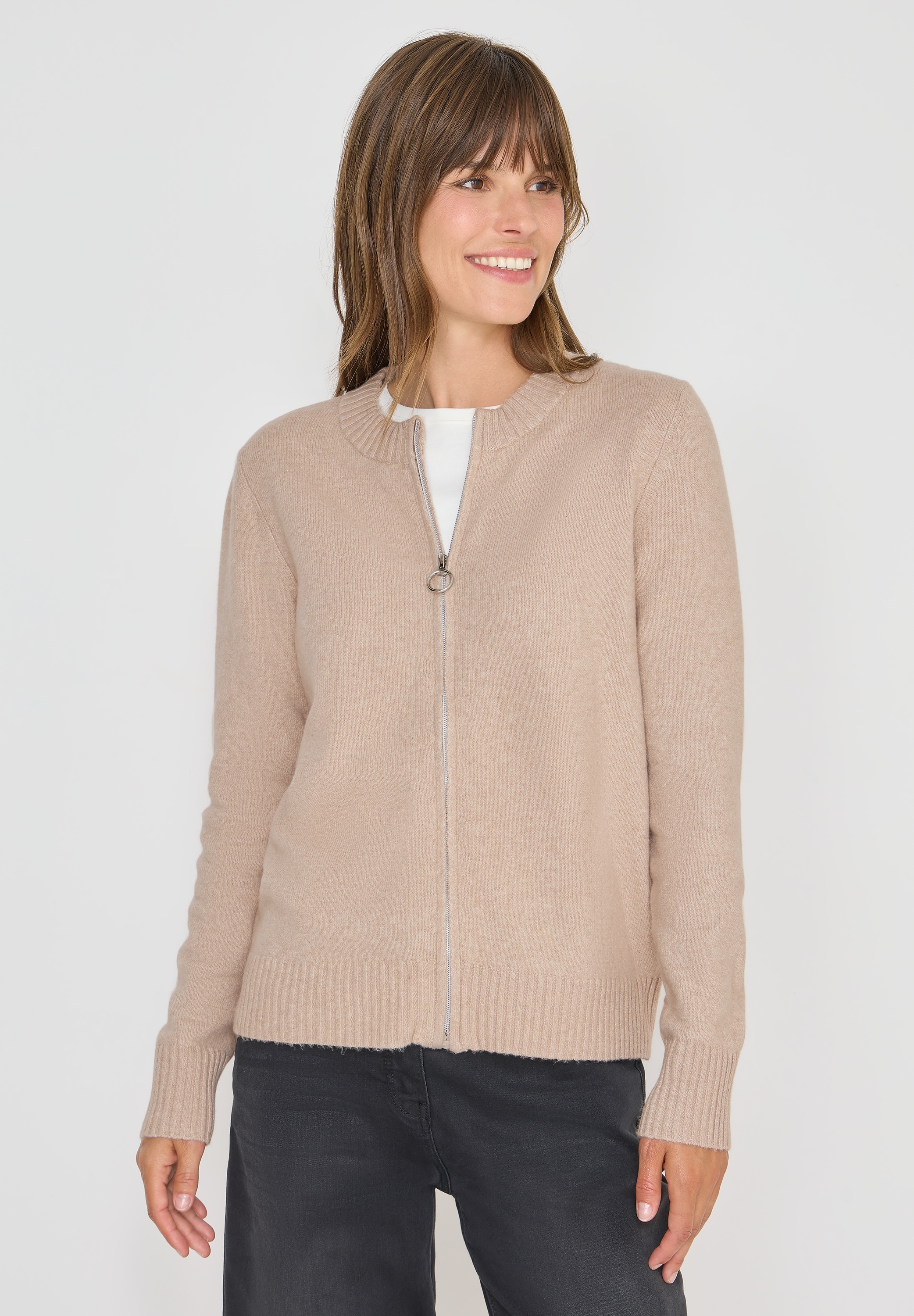 Cecil Cardigan, mit Ripp-Details günstig online kaufen
