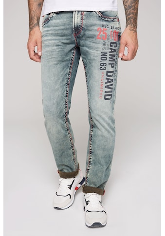 CAMP DAVID Regular-fit-Jeans su normaler Leibhöhe...