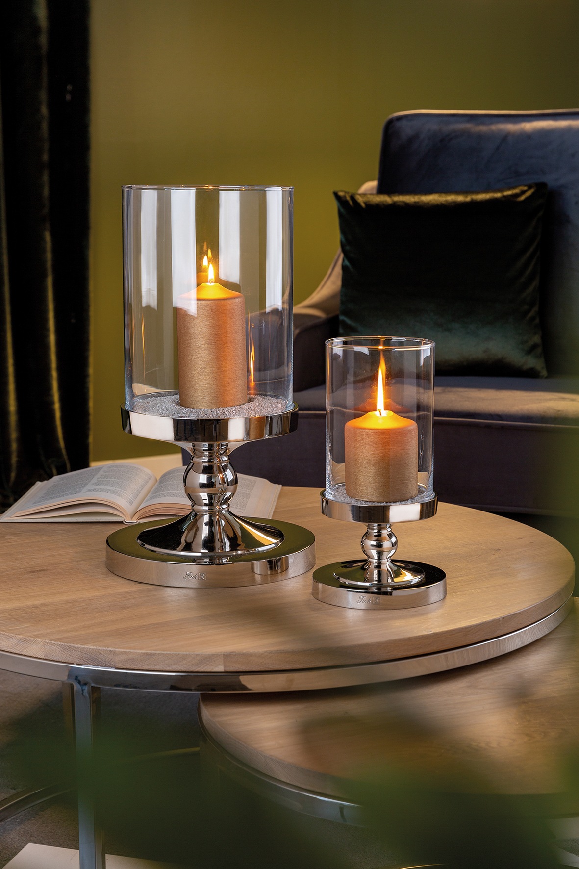 Thumbnail - Fink Windlicht "LAMONTE" aus Aluminium und Glas