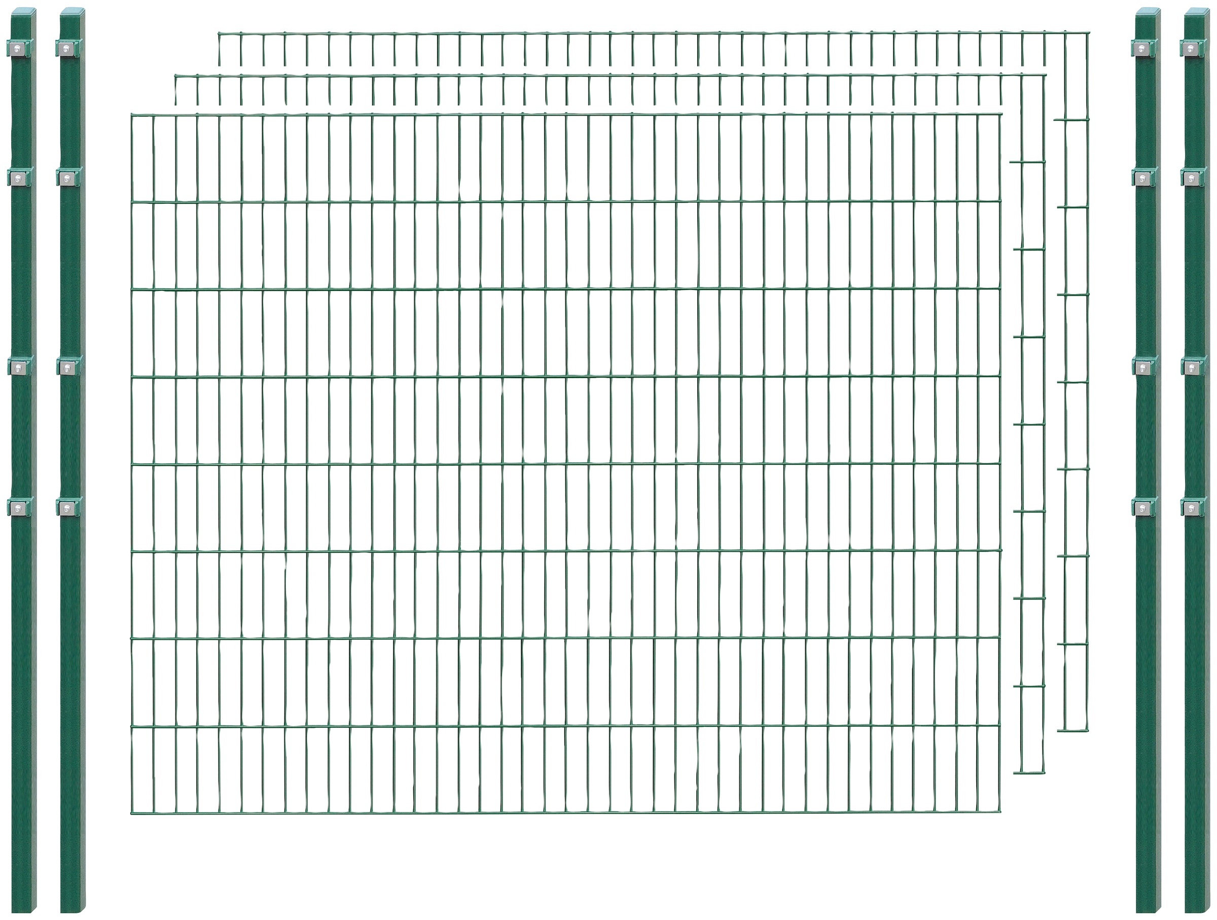 Arvotec Einstabmattenzaun »ESSENTIAL 160 zum Einbetonieren«, Zaunhöhe 160 cm, Zaunlänge 2 - 60 m