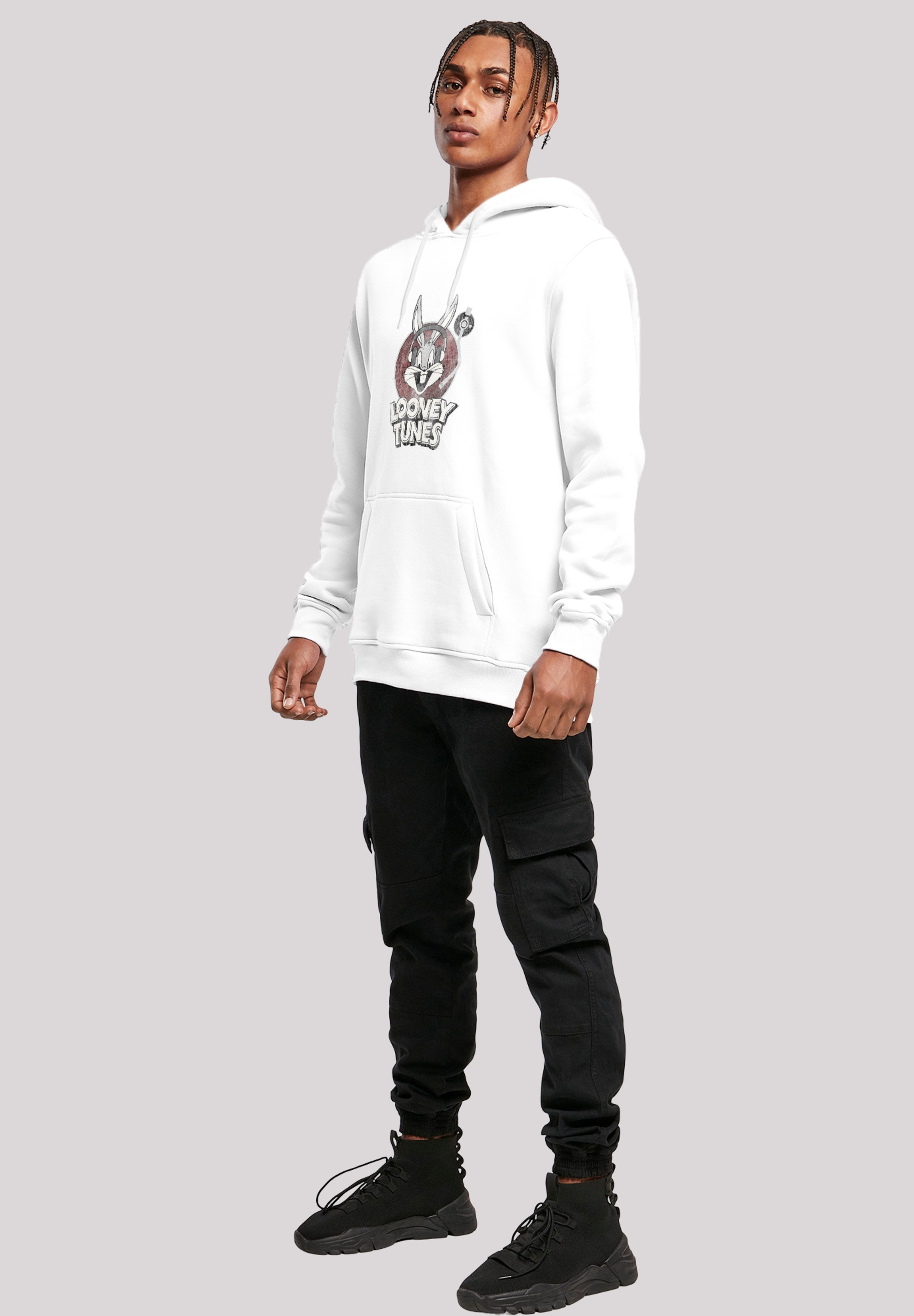 F4NT4STIC Sweatshirt »Hoodie 'Looney Tunes Bugs Bunny'«, Herren,Premium Merch,Slim-Fit,Kapuzenpullover,Bedruckt