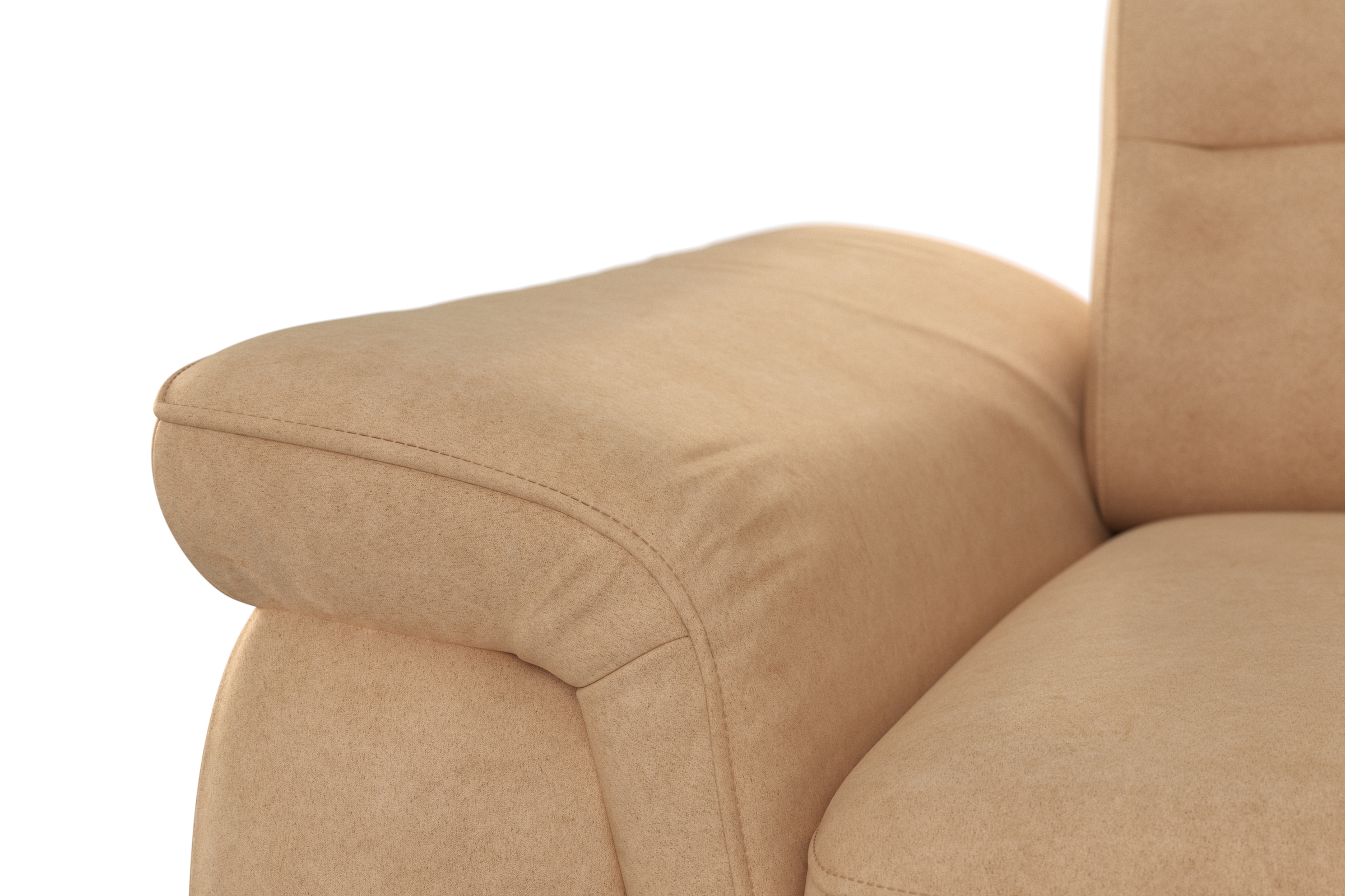 sit&more Ecksofa »Sinatra L-Form« mit Ottomane, optional mit Kopfteilverstellung und Armteilfunktion