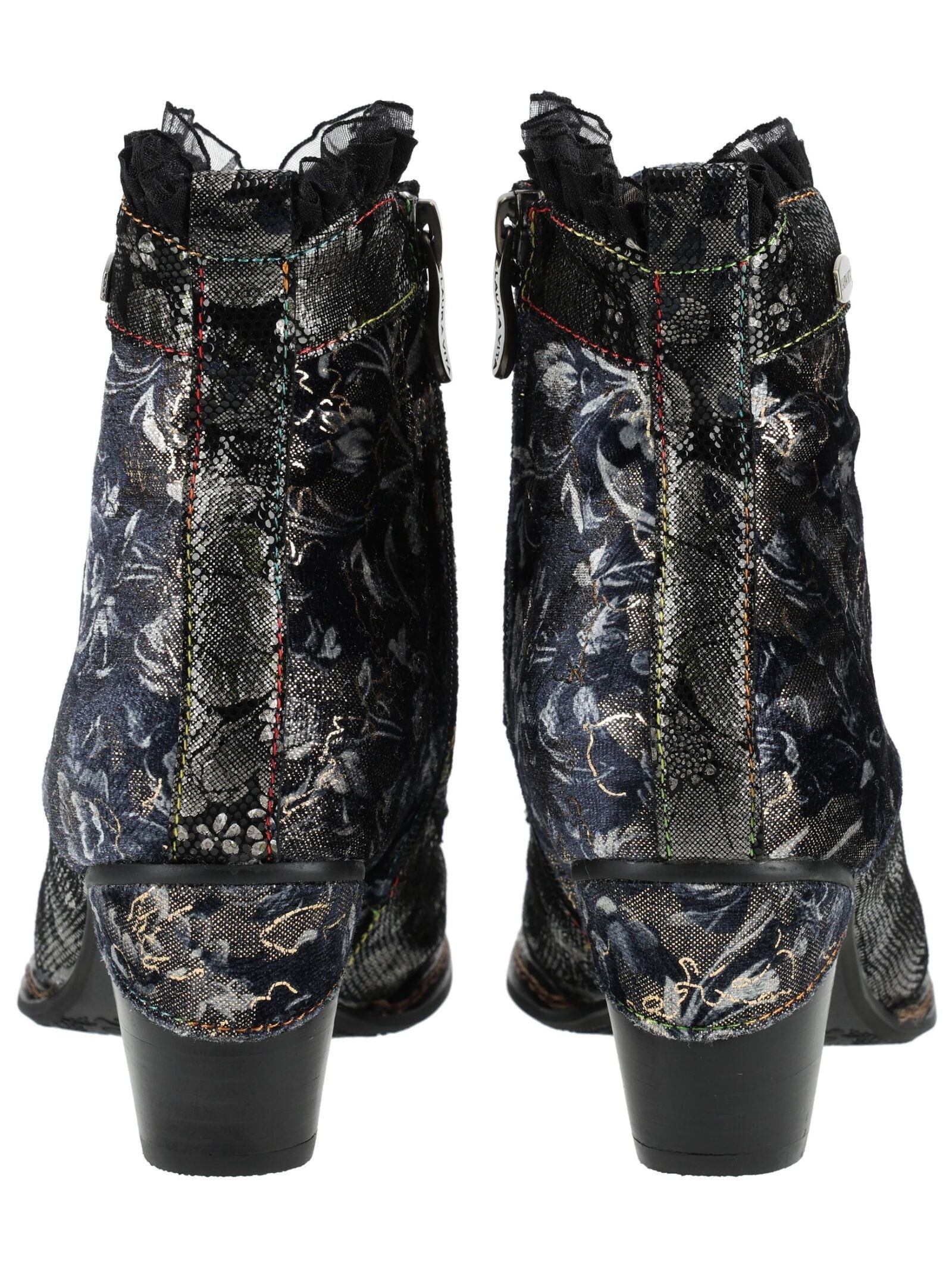 LAURA VITA Schnürstiefelette »LAURA VITA Pumps Leder/Textil«