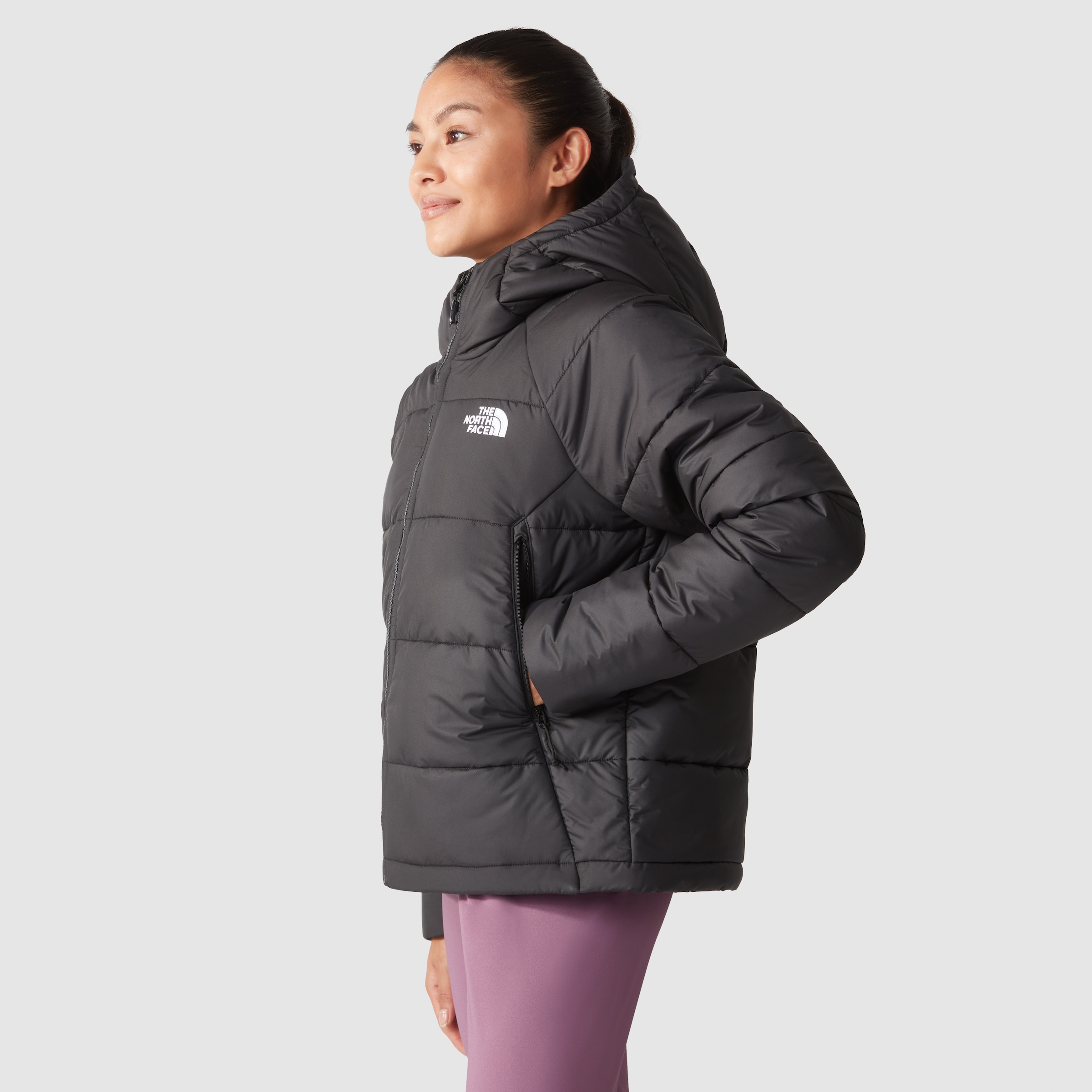 The North Face Funktionsjacke »W HOODIE«, Kapuze, | mit HYALITE Logodruck SYNTHETIC BAUR mit