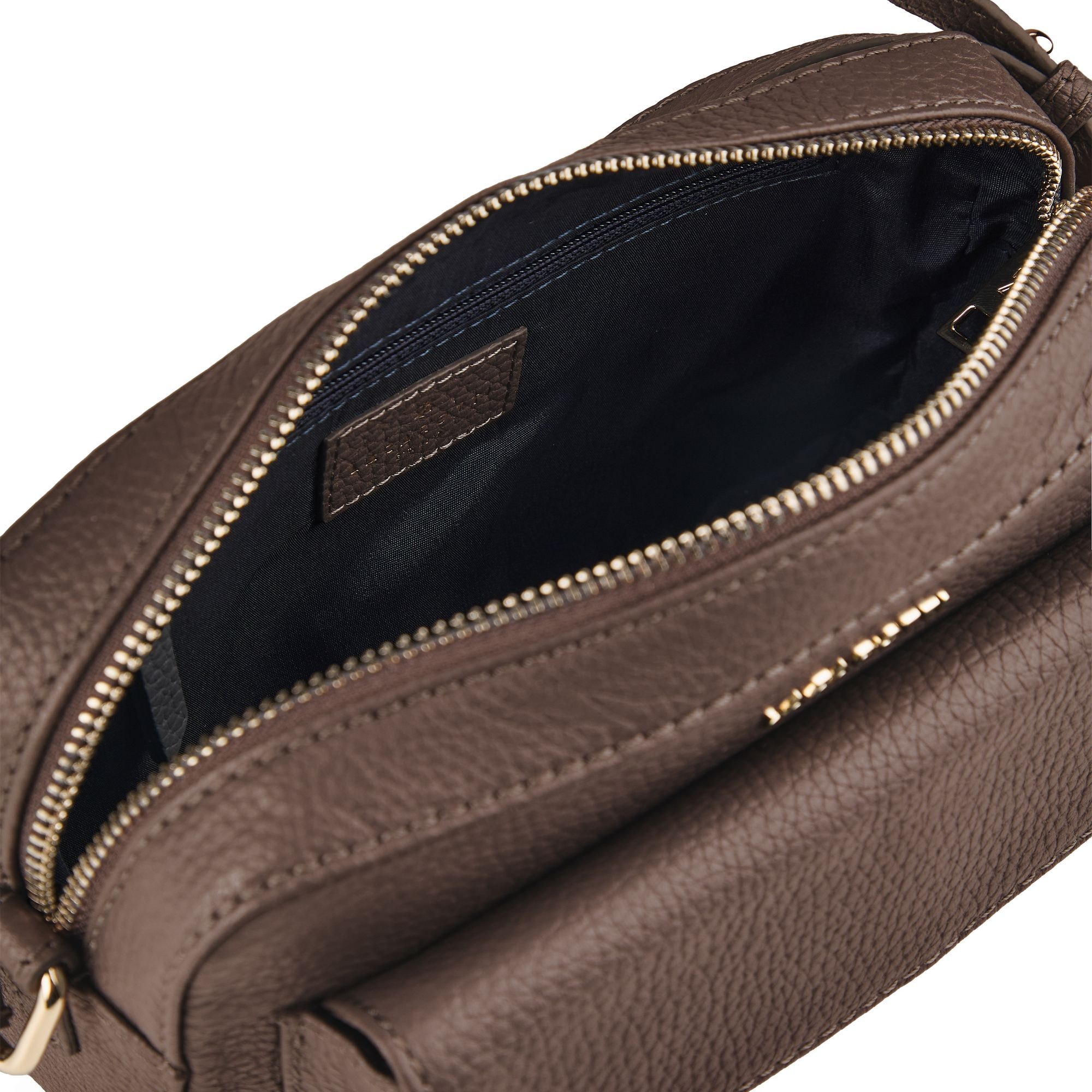 Lazarotti Umhängetasche »Bologna Leather Umhängetasche Leder 21 cm«
