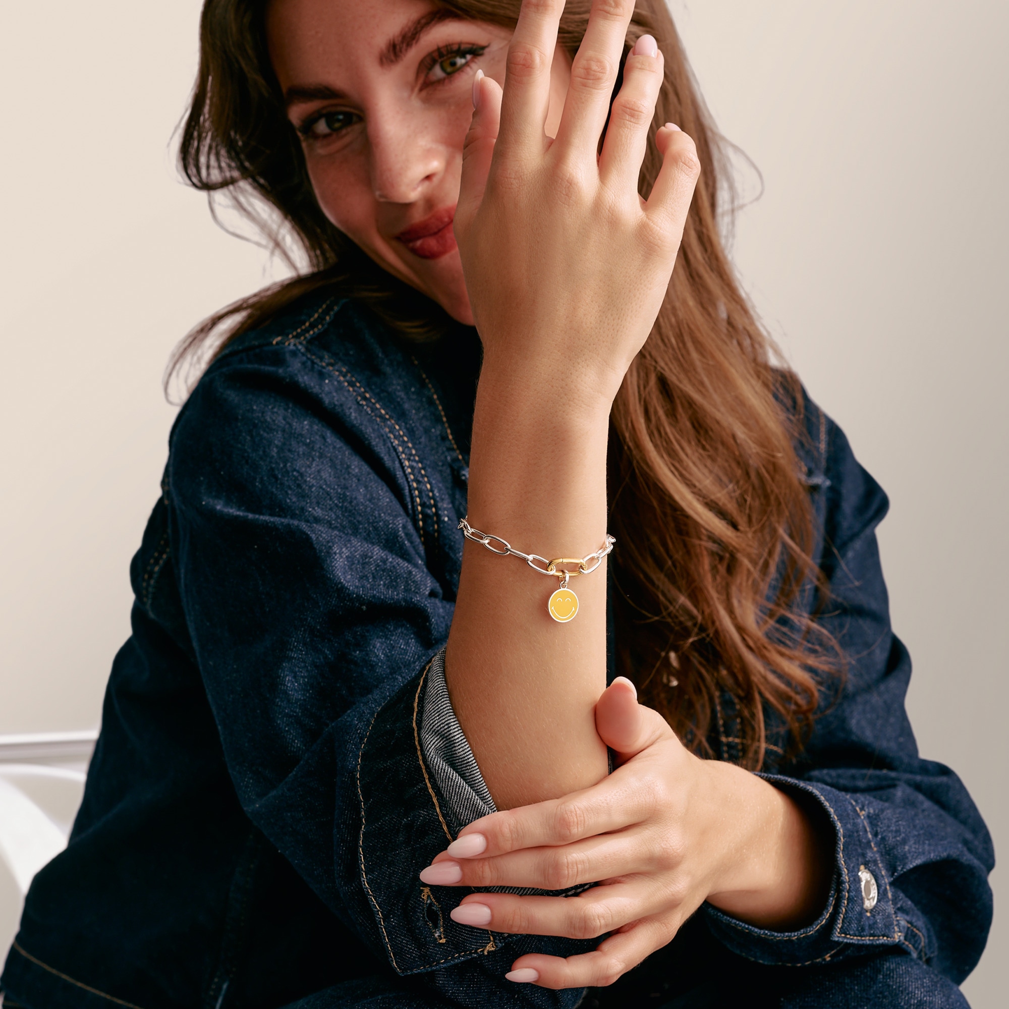 THOMAS SABO Charm-Einhänger »SMILEYWORLD®Calm Charm - Connect«