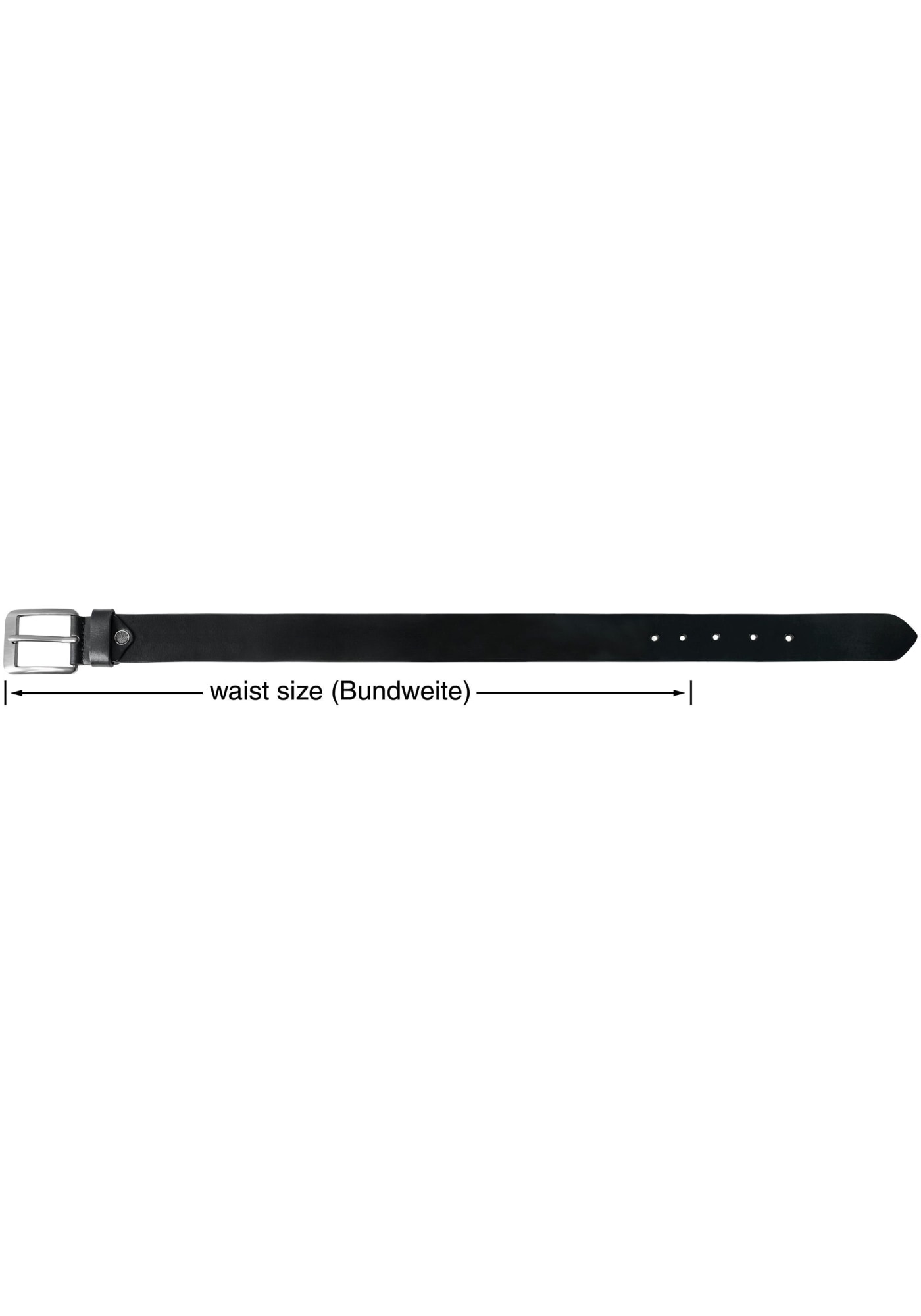 Leonardo Verrelli Ledergürtel »90 cm - 130 cm (Bundweite) in Braun aus 100% Echtleder, kürzbar«