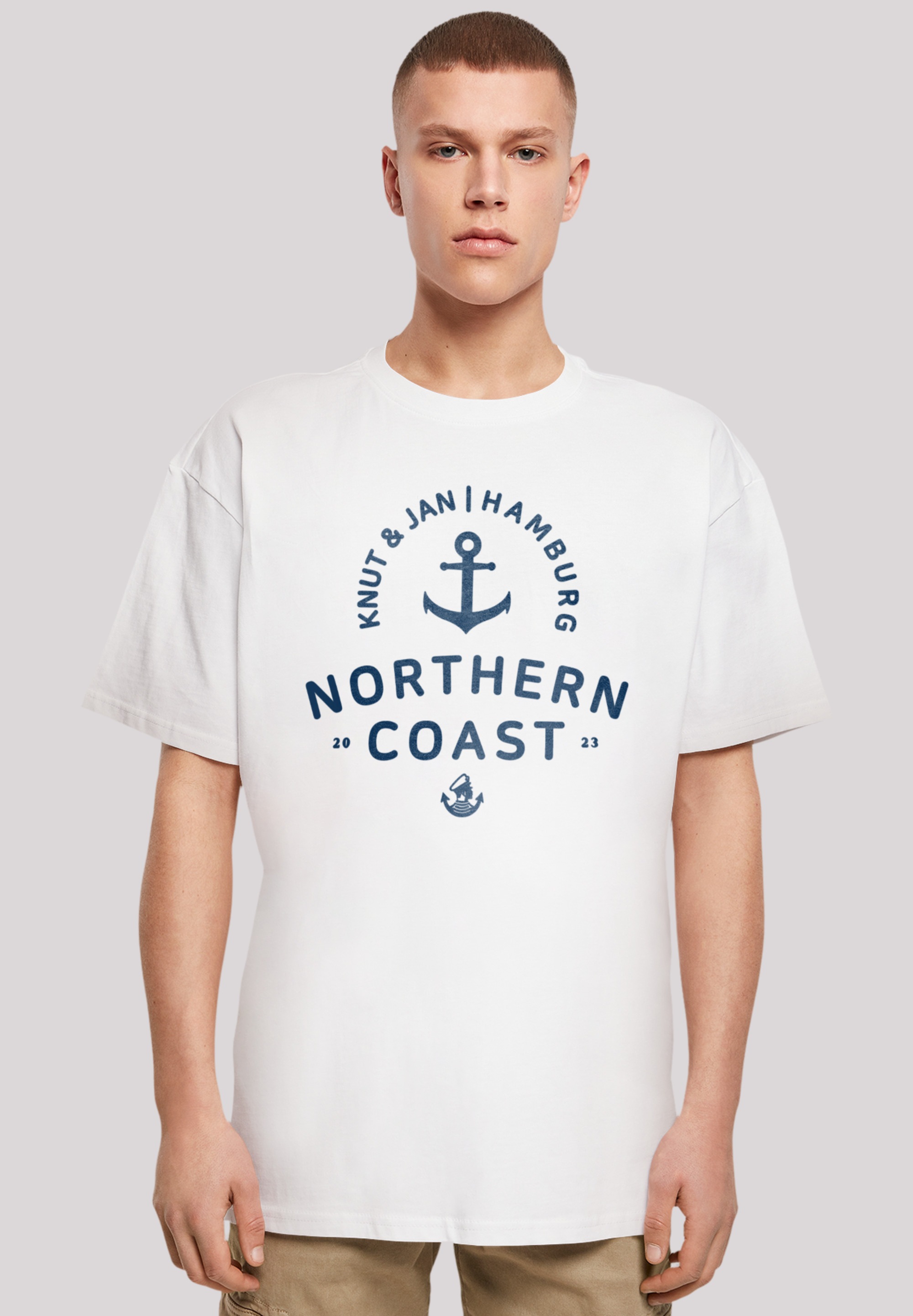 T-Shirt »Nordsee Knut & Jan Hamburg«, Print