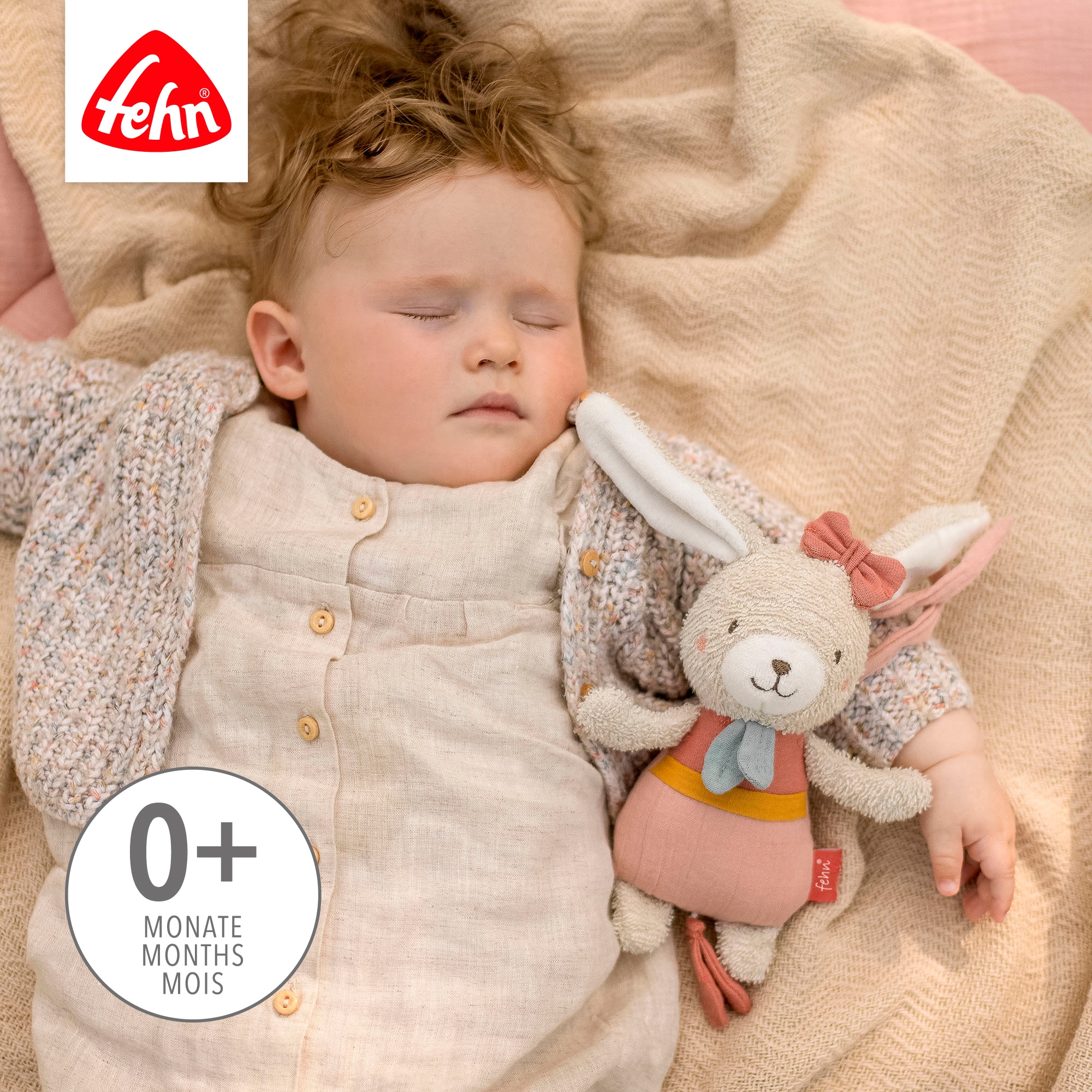 Fehn 1100000002199 »Spieluhr Hase« mit herausnehmbarem Spielwerk