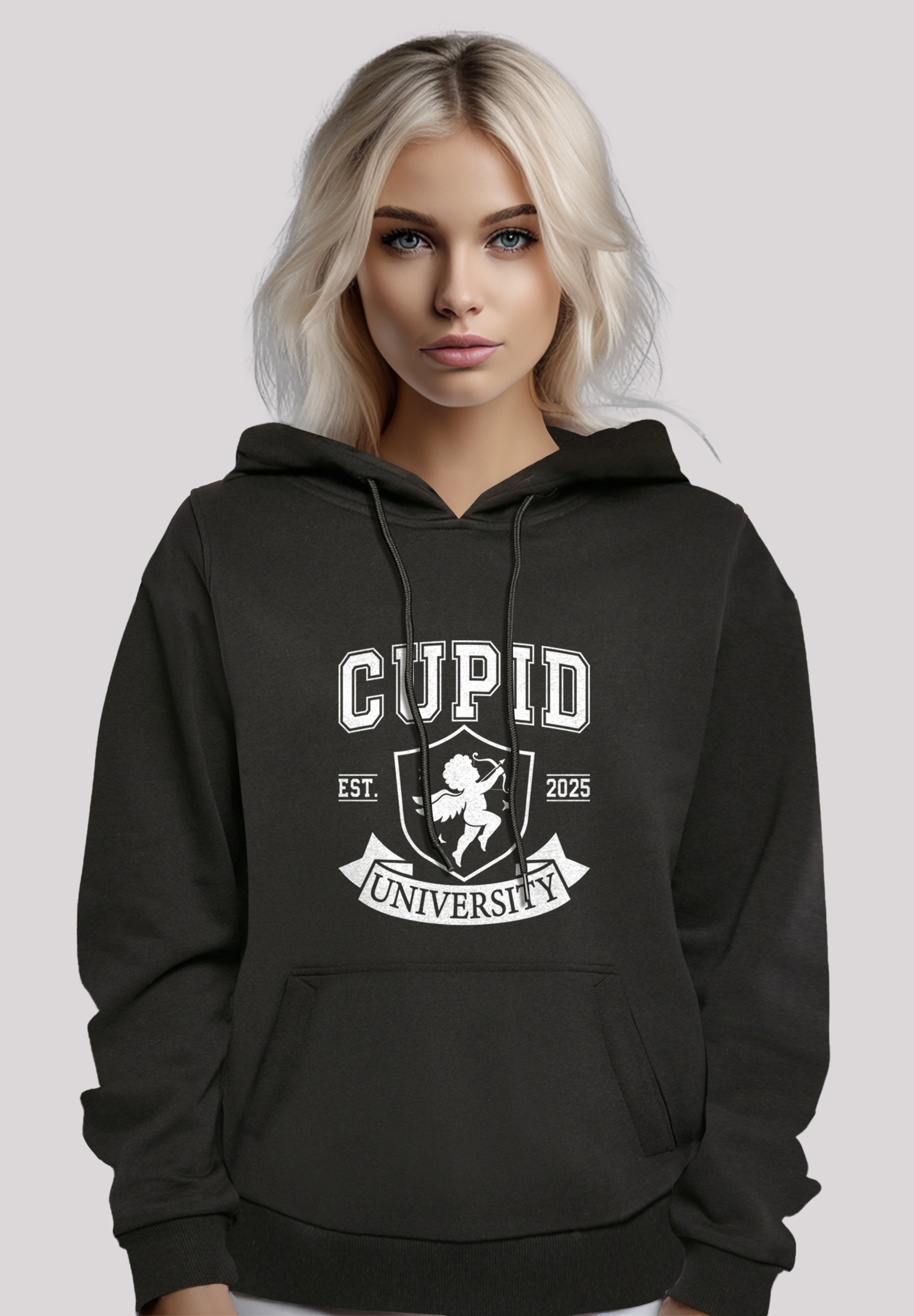 F4NT4STIC Kapuzenpullover "Cupid University Valentinstag", Premium Qualität günstig online kaufen