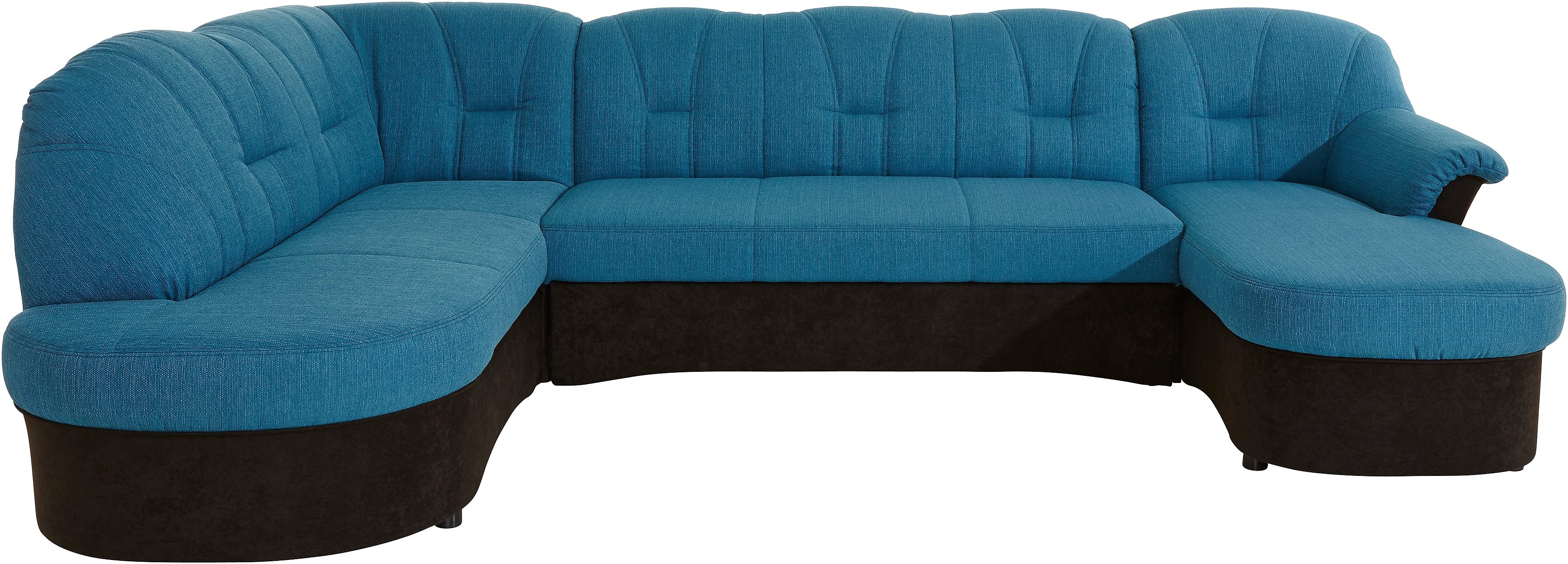 DOMO collection Wohnlandschaft "FLORES 293x180x86 cm, hochwertig, komfortabel, U-Form" wahlw. mit Bettfunktion, wahlw. mit Federkern, Unser Dauertiefpreis