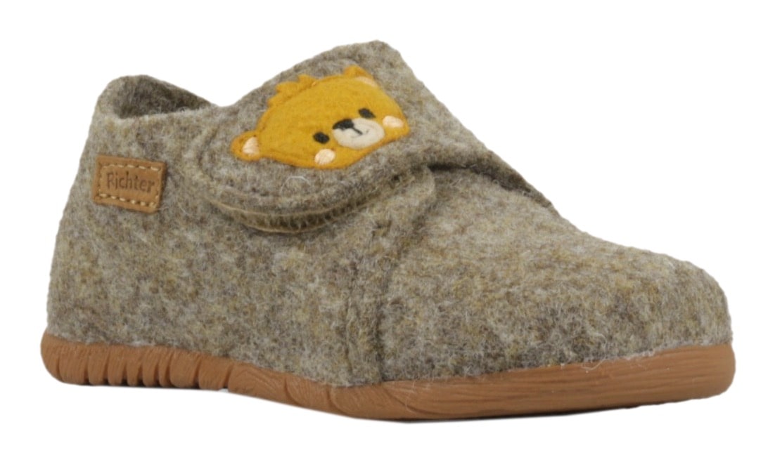 Richter Hausschuh "Filzi WMS: Mittel" Klettschuh, Winterschuh mit Weiten-Meßsystem
