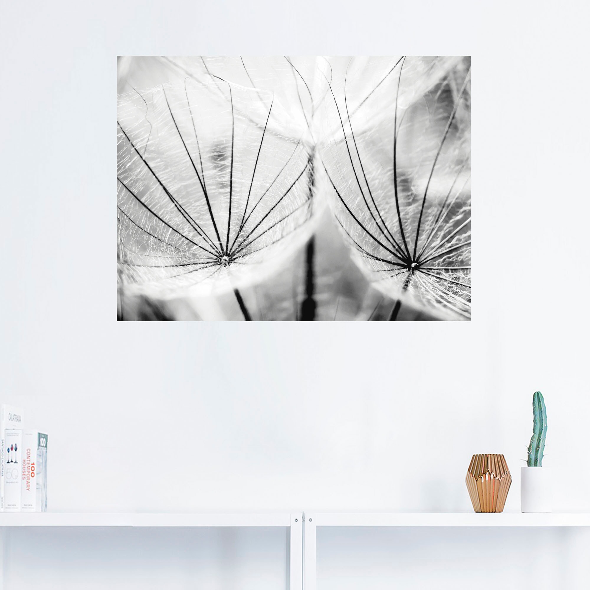 Artland Wandbild Pusteblume In Schwarzweiss Blumen 1 St In Vielen Grossen Produktarten Alubild Outdoorbild Fur Den Aussenbereich Leinwandbild Poster Wandaufkleber Wandtattoo Auch Fur Badezimmer Geeignet Bestellen Baur