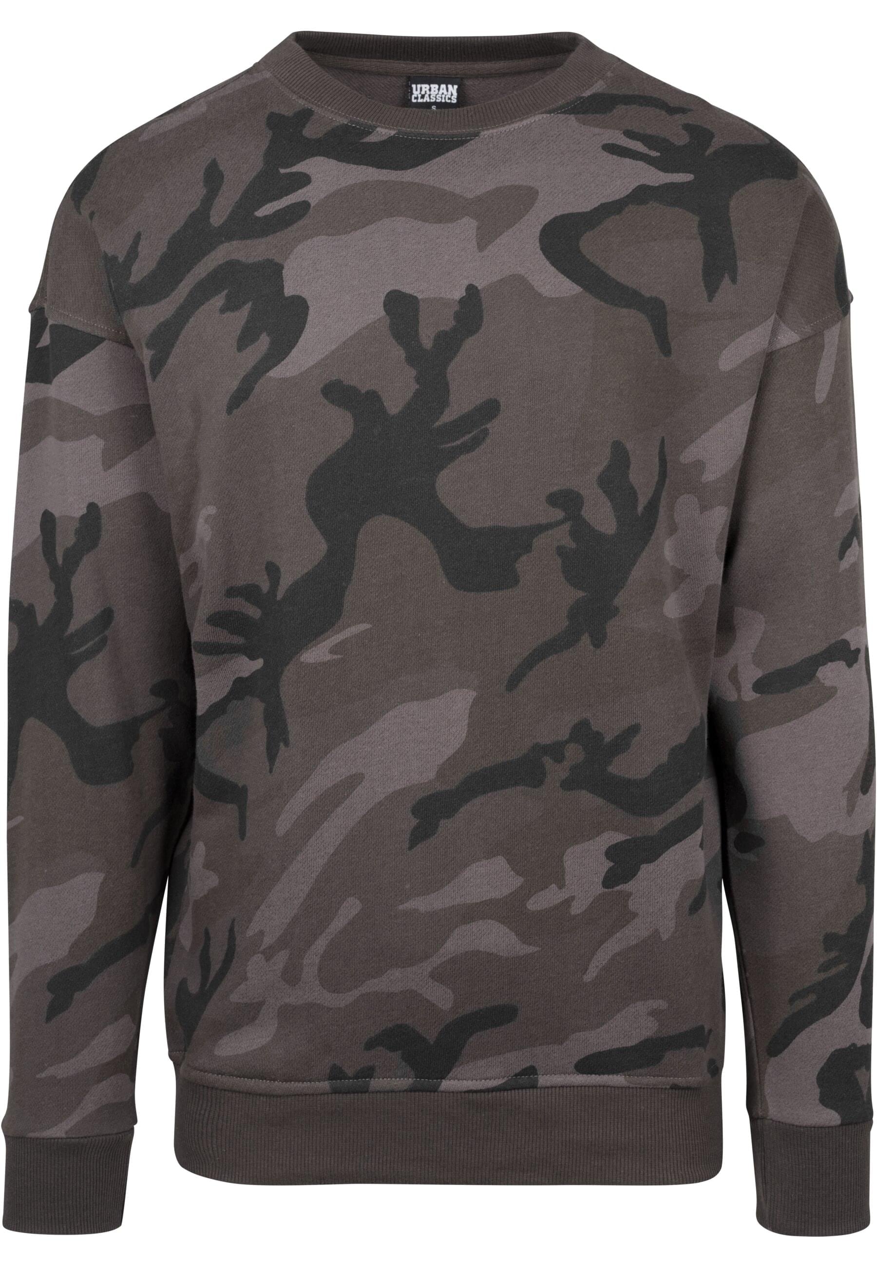 URBAN CLASSICS Rundhalspullover "Urban Classics Herren Camo Crewneck" 1 Stk günstig online kaufen